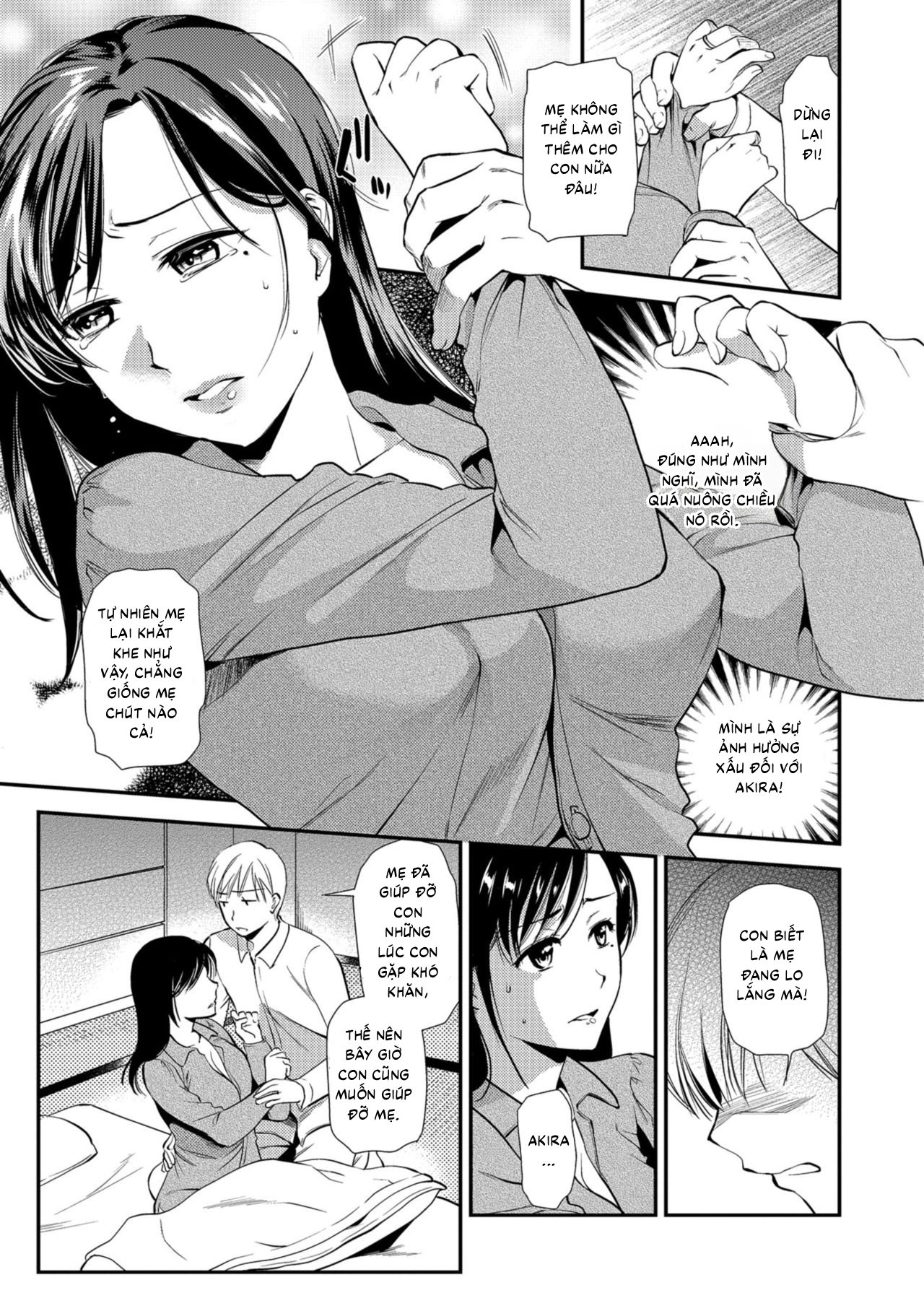 HentaiVN.net - Ảnh 44 - Hatsujou Boshi-Okaasan wa Shinpaisei - Chap 1
