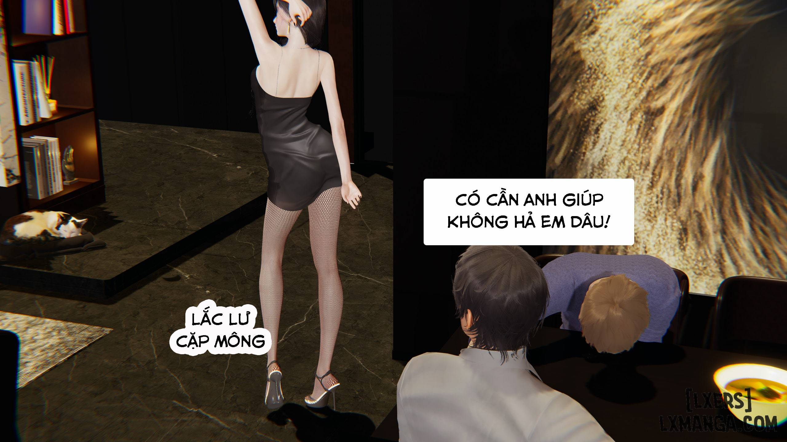 HentaiVN.net - Ảnh 44 - Ngủ cùng vợ thằng bạn - Chương 1