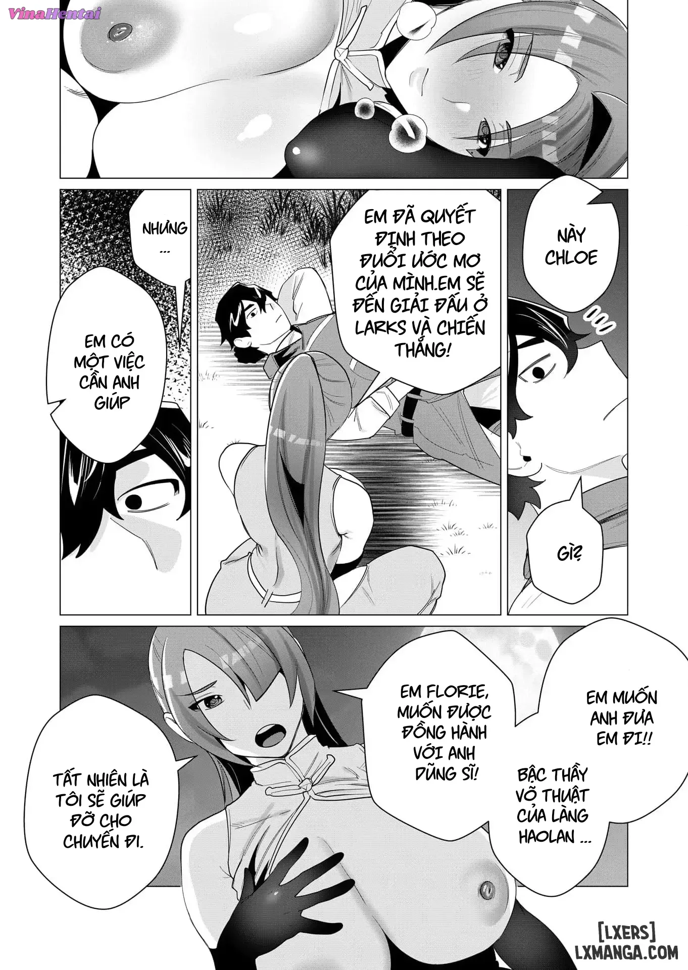 HentaiVN.net - Ảnh 44 - Vị Anh Hùng Muốn “Vợ Người Ta” Làm Phần Thưởng - Chap 2 : Dũng Sĩ x Võ Sư