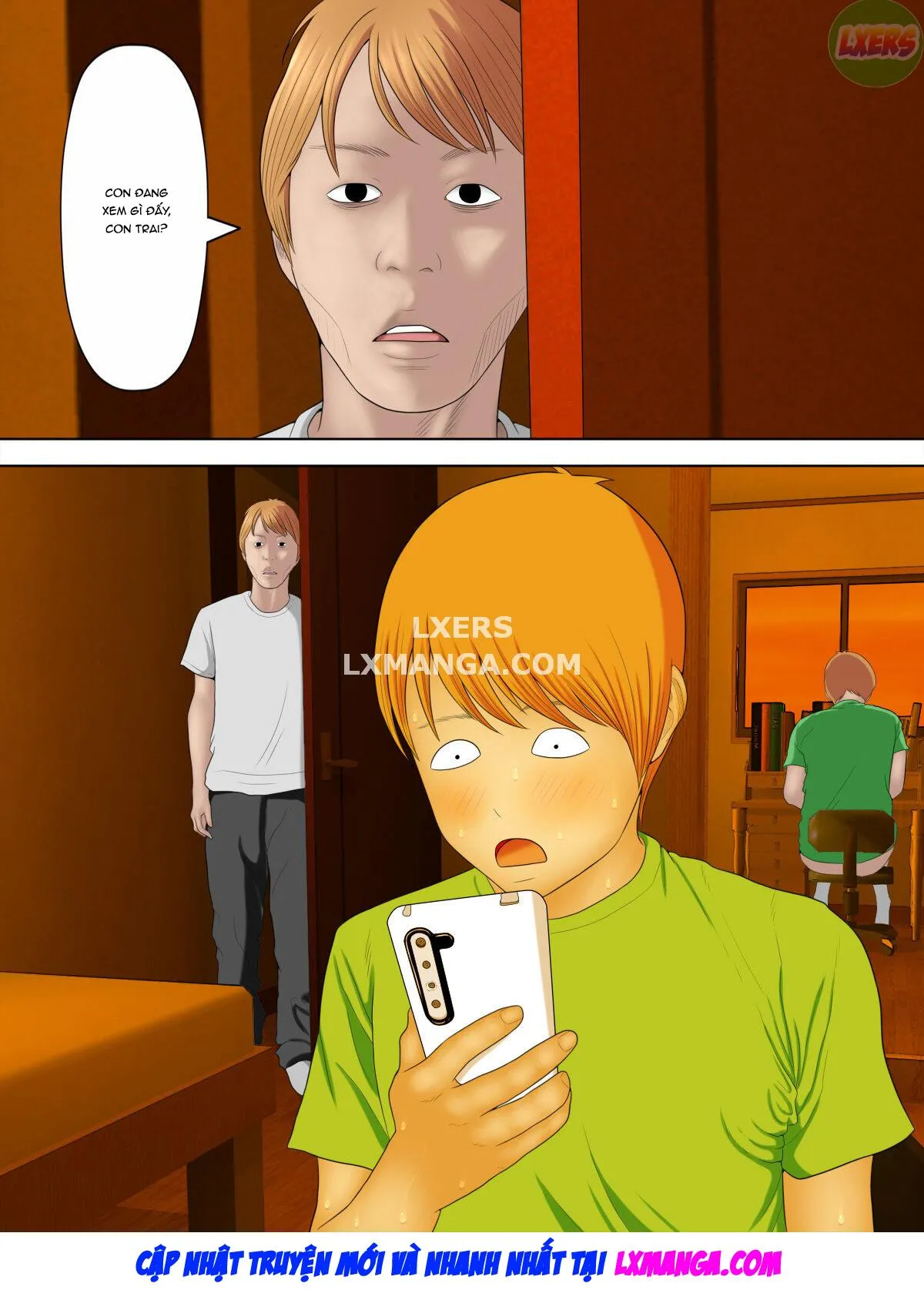 HentaiVN.net - Ảnh 44 - Manbiki Mama to Tencho no Musuko [Shoplifting Mom And Store Manager's Son] - Chap 4