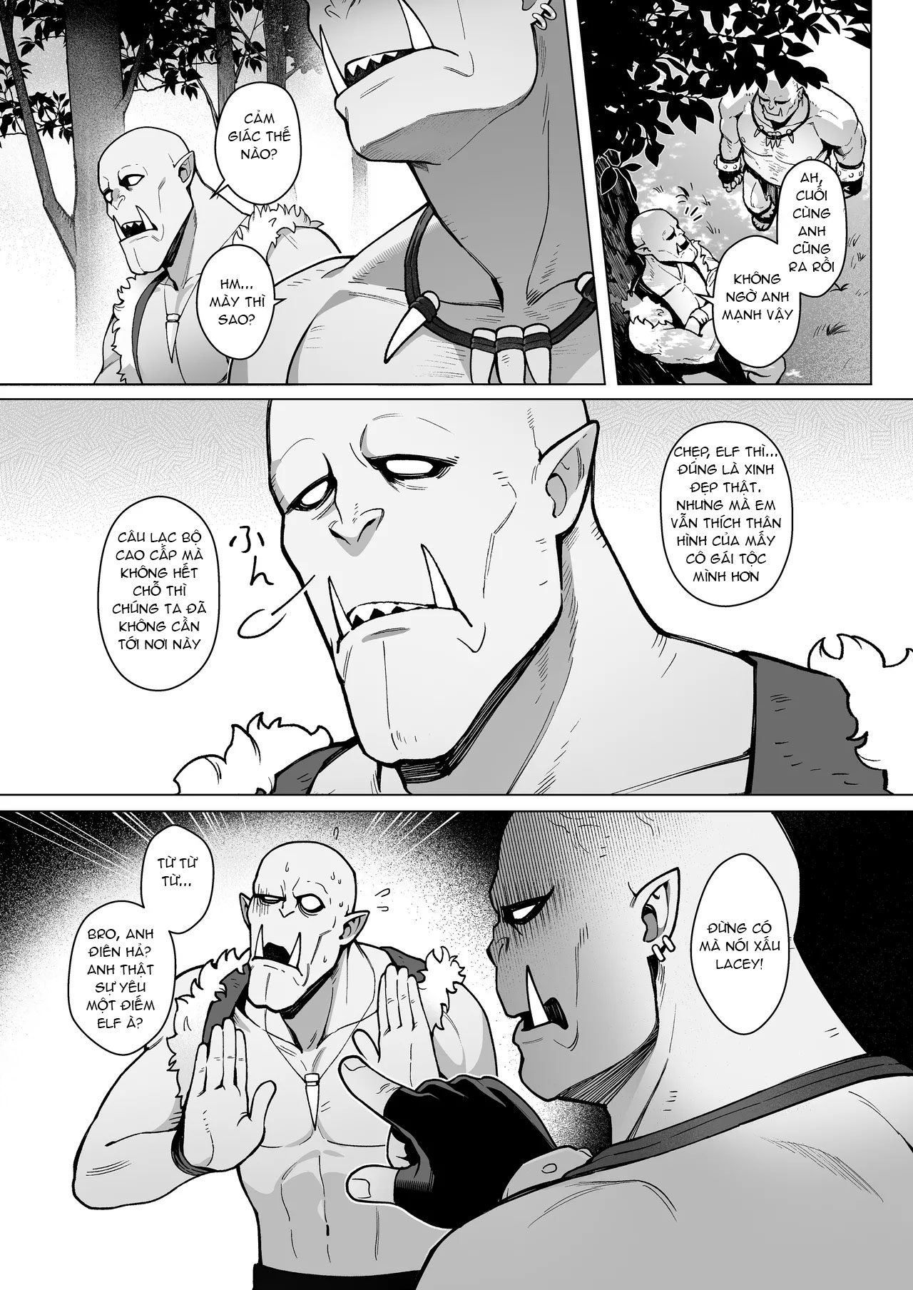 HentaiVN.net - Ảnh 44 - Nhà Thổ Elf - Phòng Số 3 Lacy: Tên Orc Còn Trinh Và Cô Elf Da Nâu 1 - Oneshot