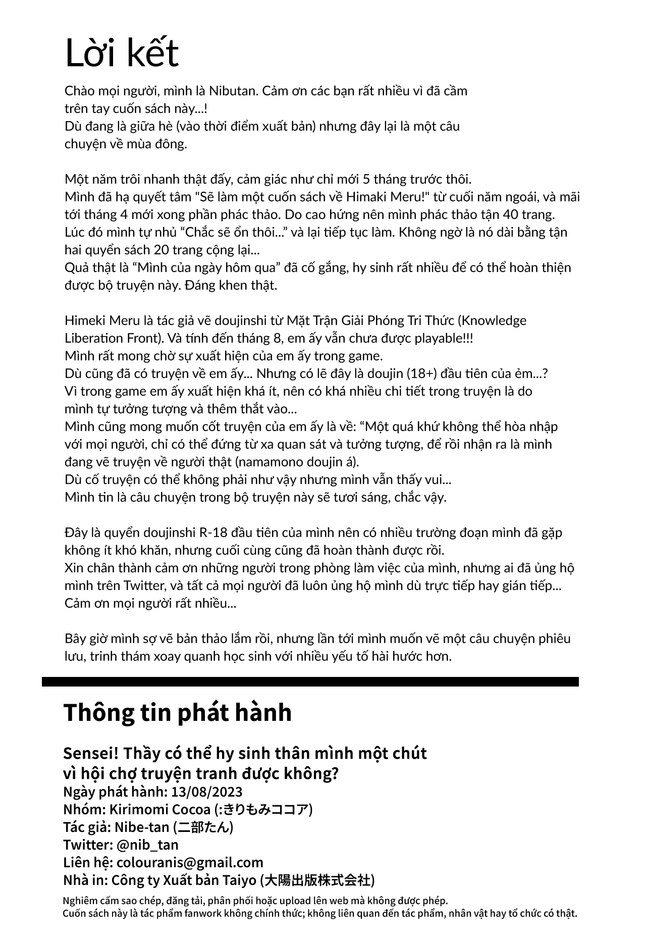 HentaiVN.net - Ảnh 45 - Sensei! Thầy có thể hy sinh thân mình một chút vì hội chợ truyện tranh được không? - Shota đấy, ai không thích thì lượn