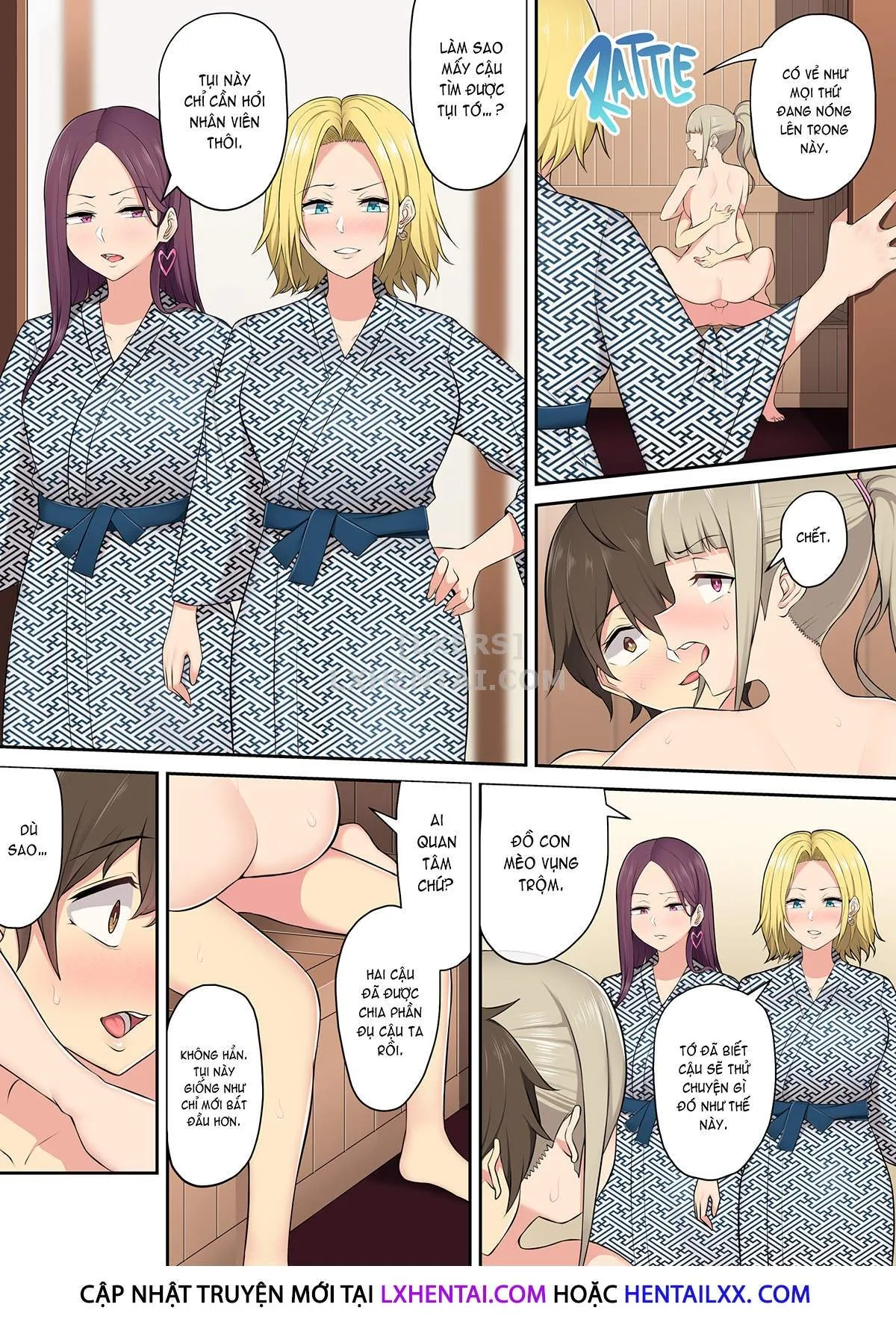 HentaiVN.net - Ảnh 45 - Imaizumi đưa cả bầy Gyaru về nhà mình - Chap 2
