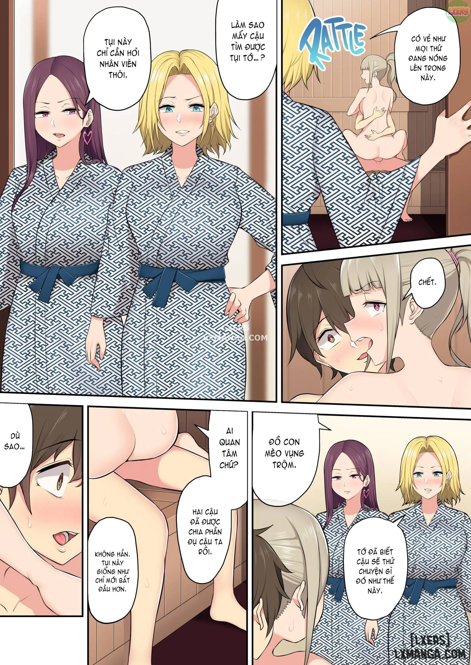 HentaiVN.net - Ảnh 45 - Imaizumi đưa cả bầy Gyaru về nhà mình - Chapter 2