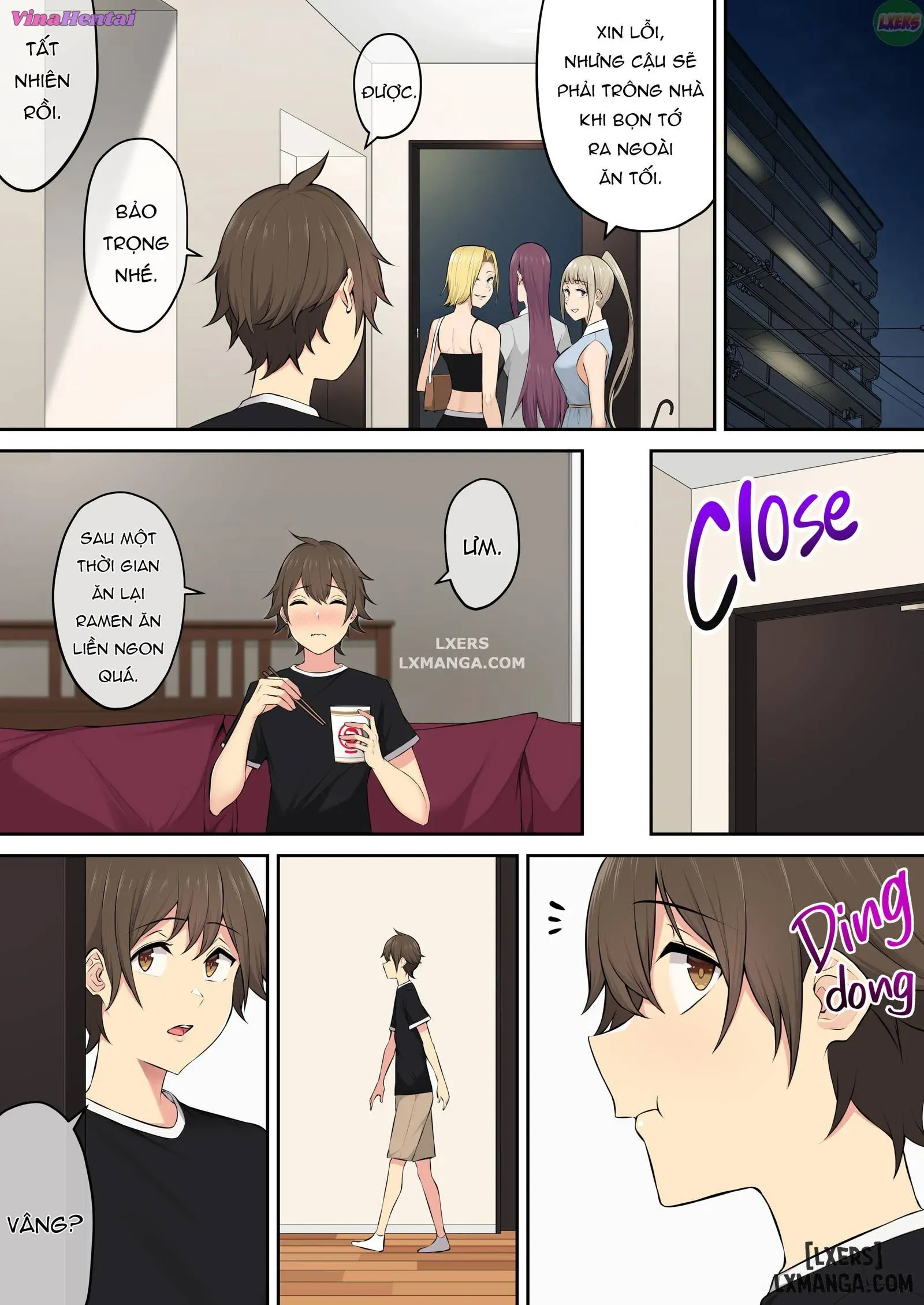 HentaiVN.net - Ảnh 45 - Imaizumi đưa cả bầy Gyaru về nhà mình - Chapter 4