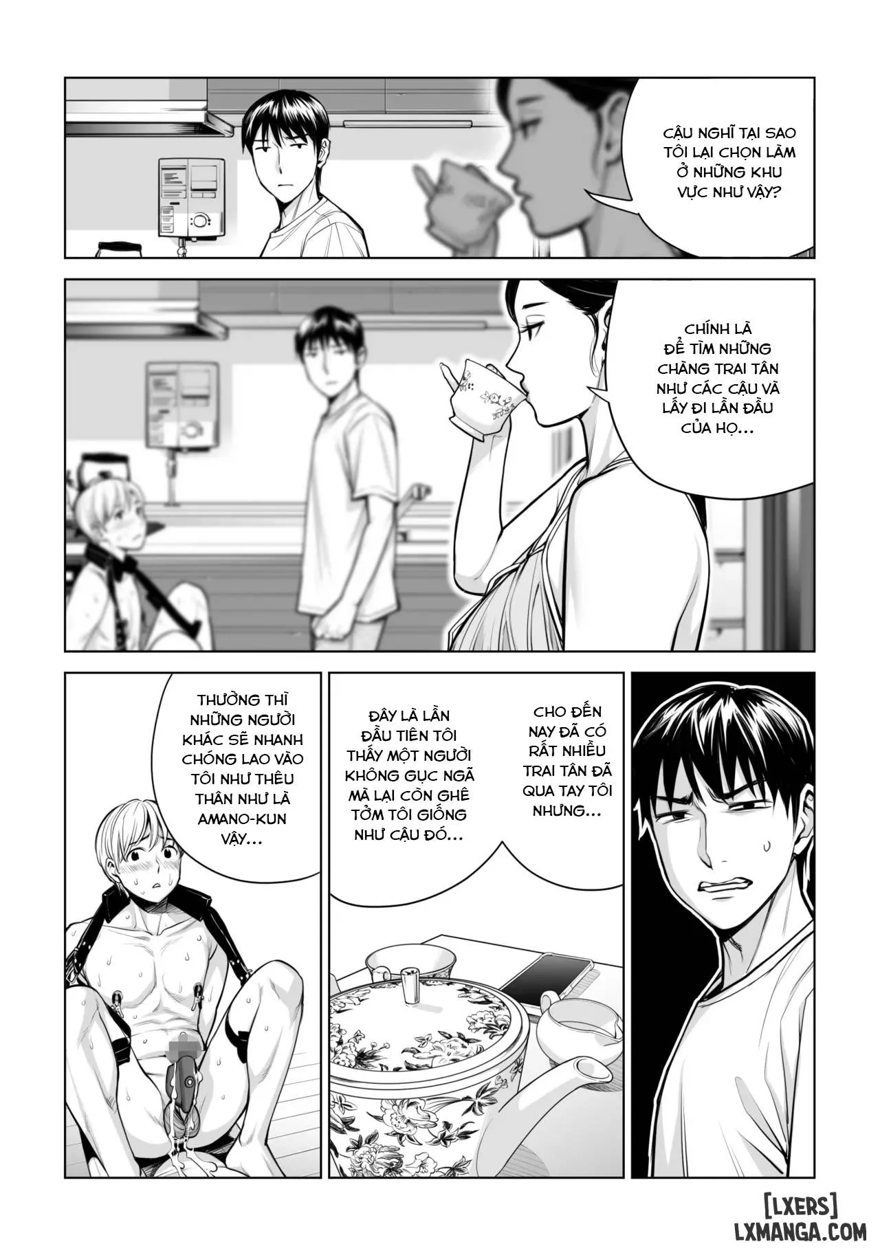 HentaiVN.net - Ảnh 45 - Kurokami Onna no Fudeoroshi ~Sō, Motto Oku ni Dashite 2 - Oneshot