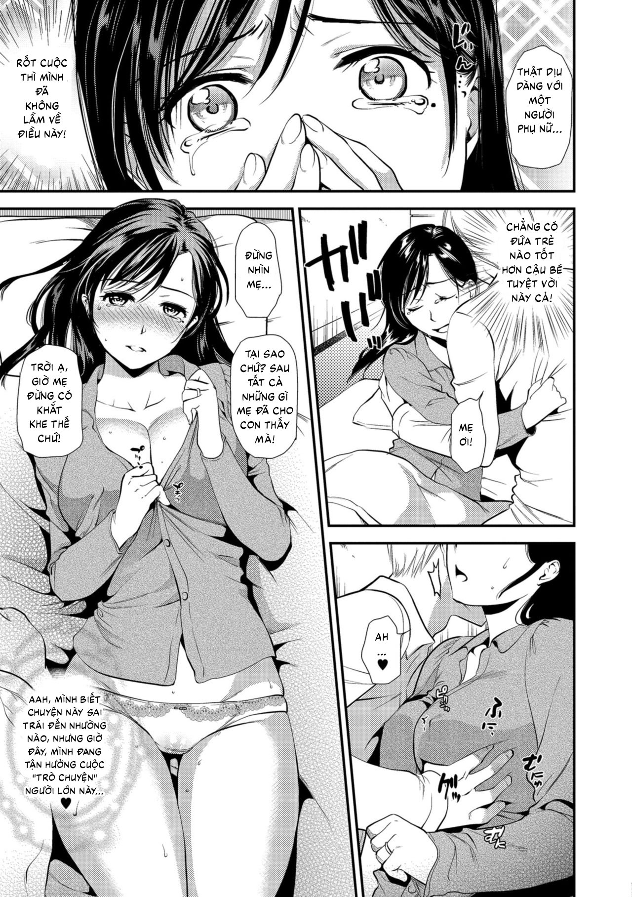 HentaiVN.net - Ảnh 46 - Hatsujou Boshi-Okaasan wa Shinpaisei - Chap 1