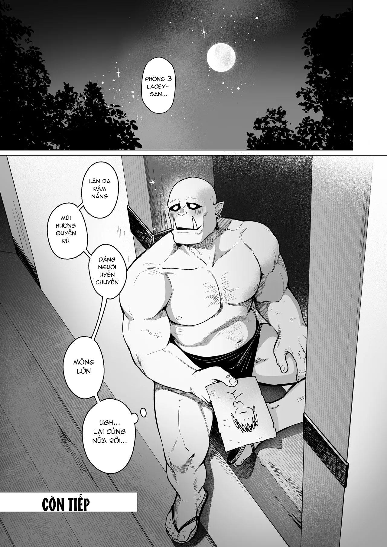HentaiVN.net - Ảnh 45 - Nhà Thổ Elf - Phòng Số 3 Lacy: Tên Orc Còn Trinh Và Cô Elf Da Nâu 1 - Oneshot