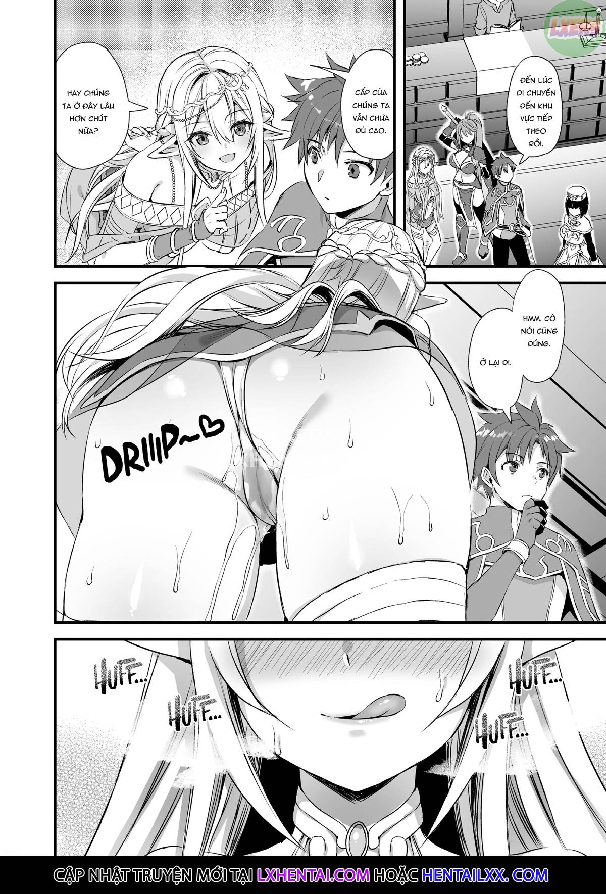 HentaiVN.net - Ảnh 46 - Để mắt đến nàng Elf nóng bỏng ở thế giới khác - Chap 1