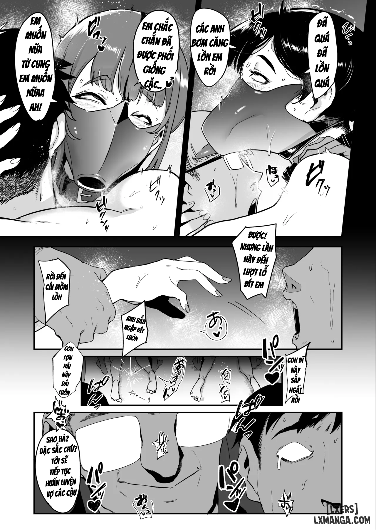 HentaiVN.net - Ảnh 46 - Những con vợ heo nái mang mặt nạ bú cu - Chap 3
