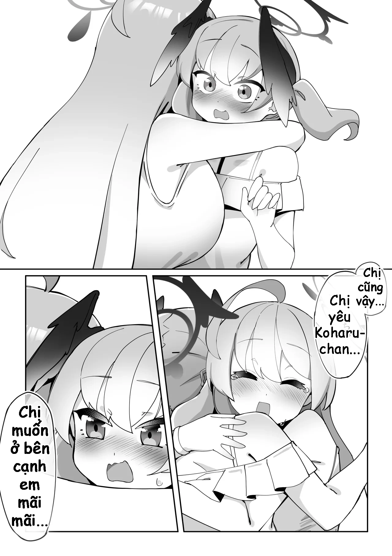 HentaiVN.net - Ảnh 47 - Futanari Koharu-chan vs Hanako-chan Manga - Chap 3