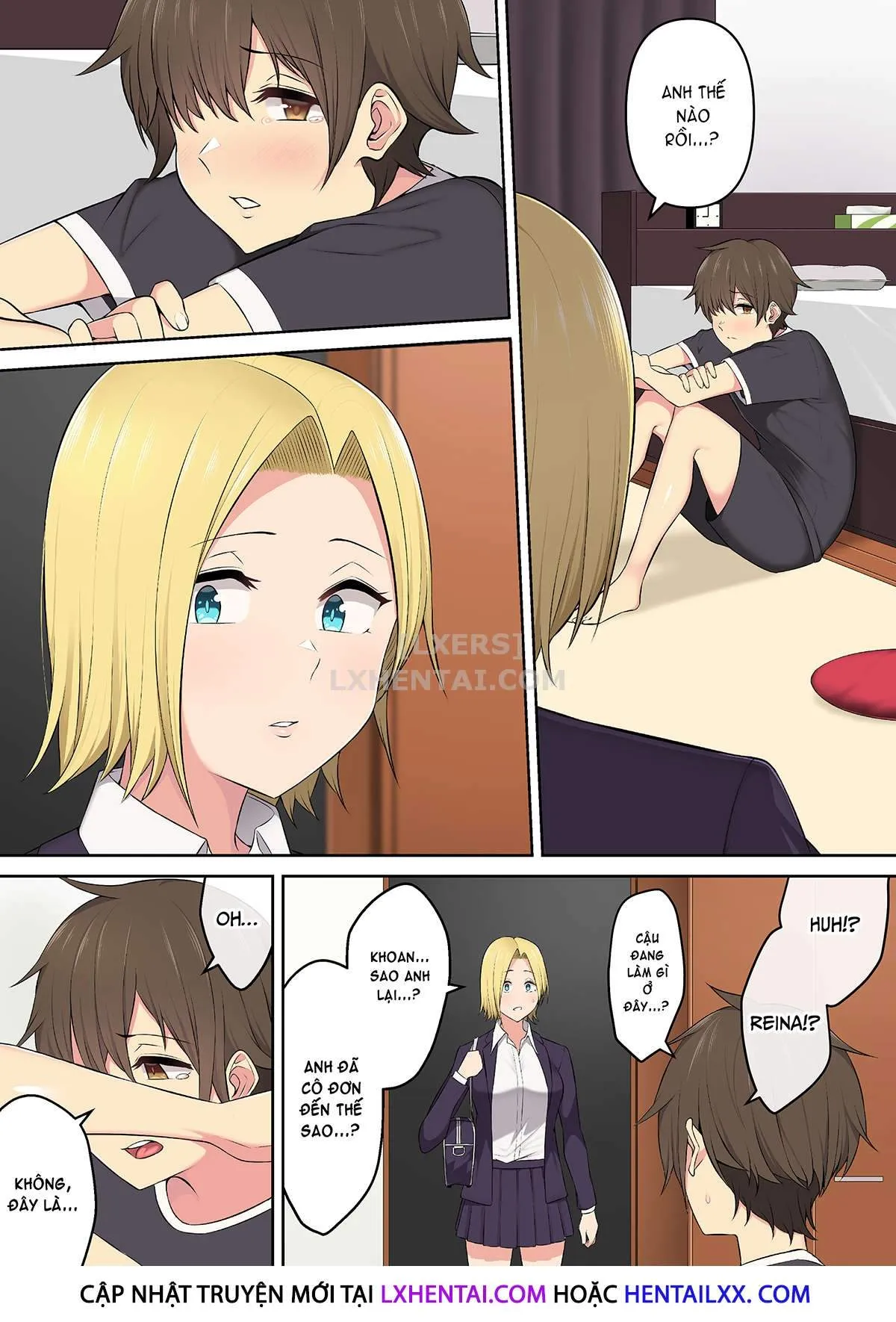 HentaiVN.net - Ảnh 46 - Imaizumi đưa cả bầy Gyaru về nhà mình - Chap 3