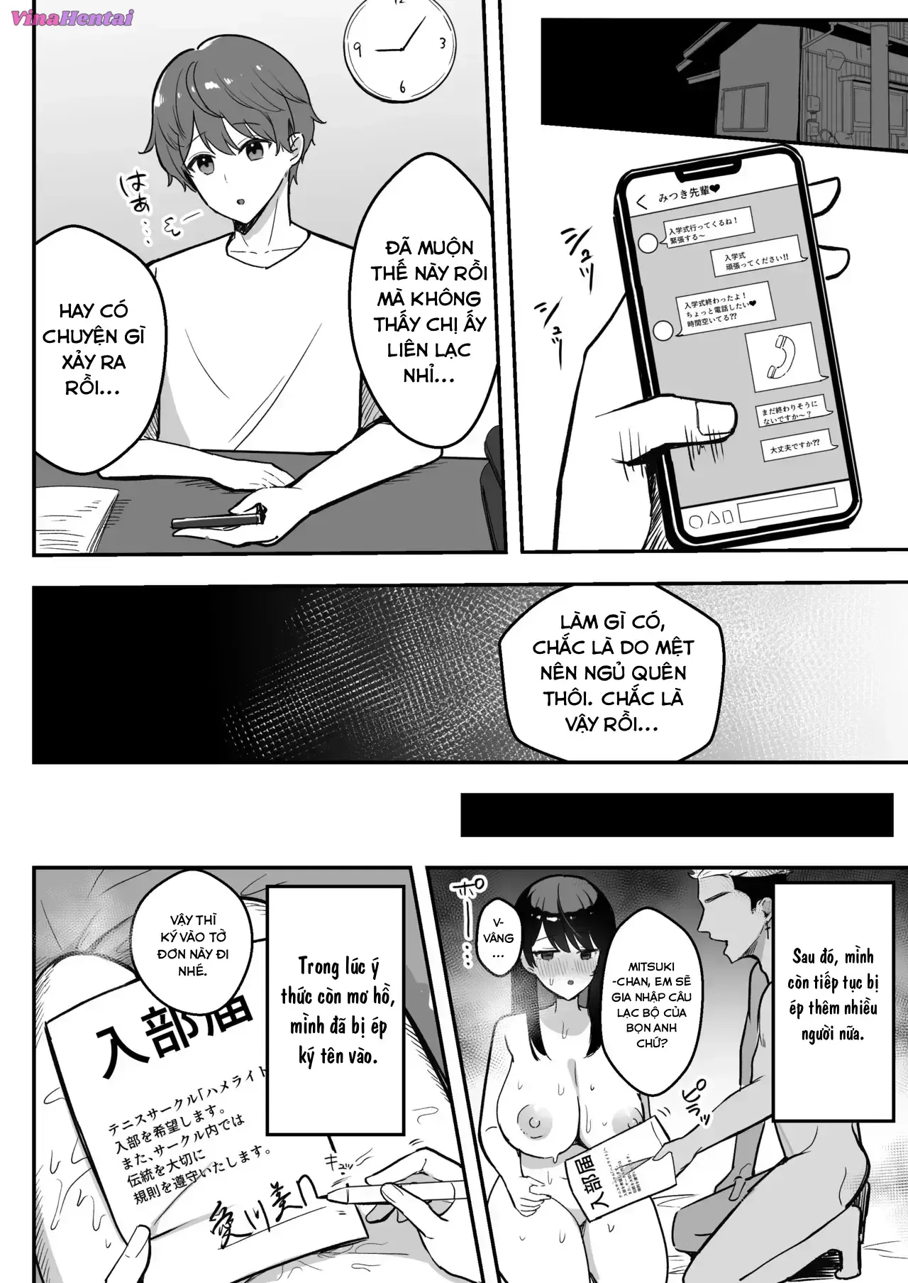HentaiVN.net - Ảnh 47 - Yêu xa, tôi tự hào về cô bạn gái lớn tuổi hơn mình - Oneshot