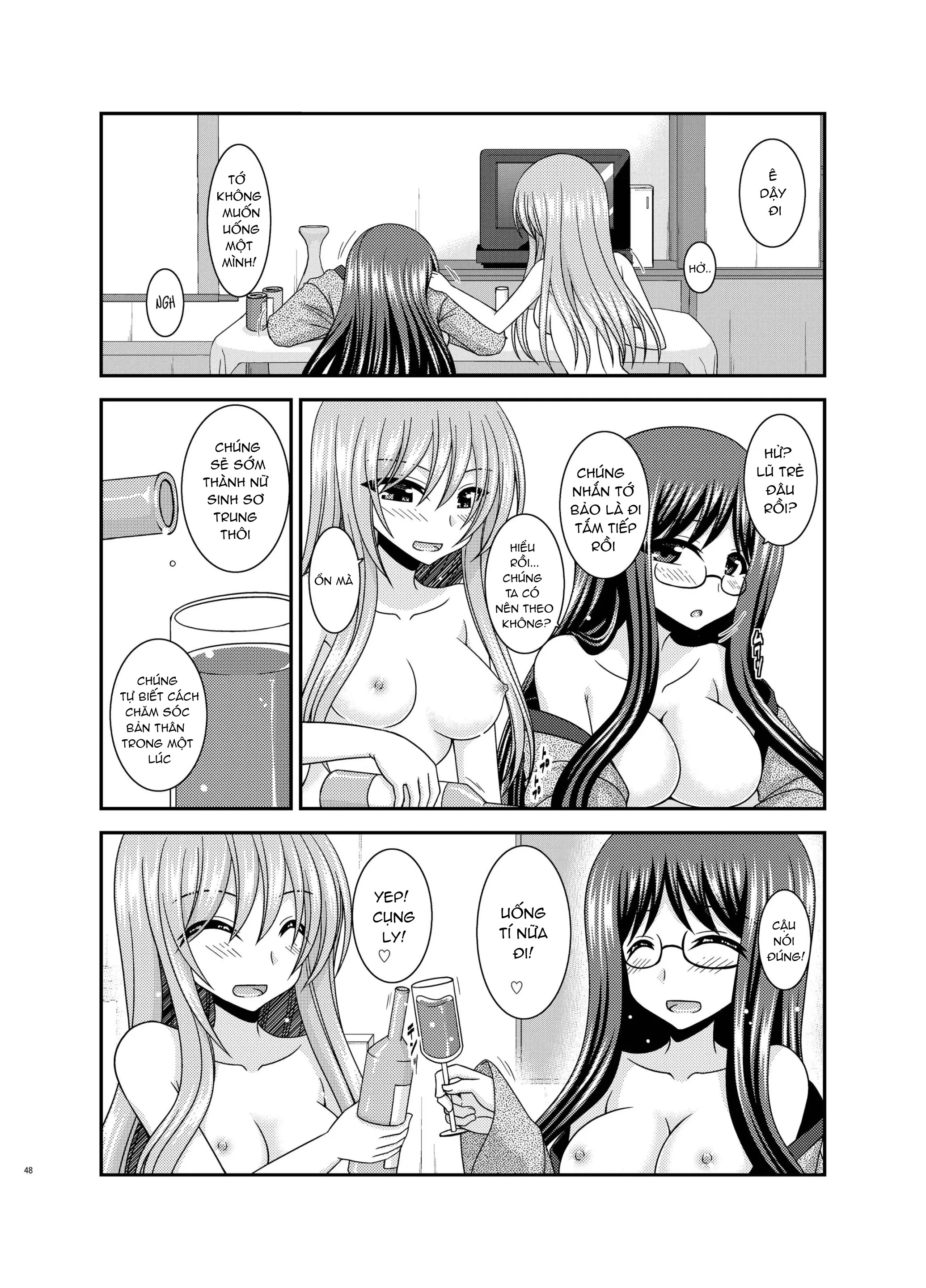 HentaiVN.net - Ảnh 47 - Konyoku Rotenburo de Bishoujo Futari ni Are o Misete to Onegai Sareta Ato no Sarani Ato no Hanashi - Chap 1