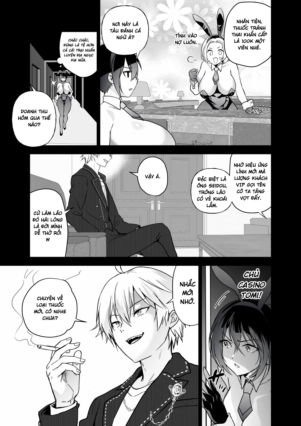 HentaiVN.net - Ảnh 46 - Sennyuu Dato Natsume Zenpen ~Elite Onna Sousakan ga Ura Casino no Wana ni Hamerare Gesu Kyaku no Onaho ni Naru Hanashi~ - Chap 1