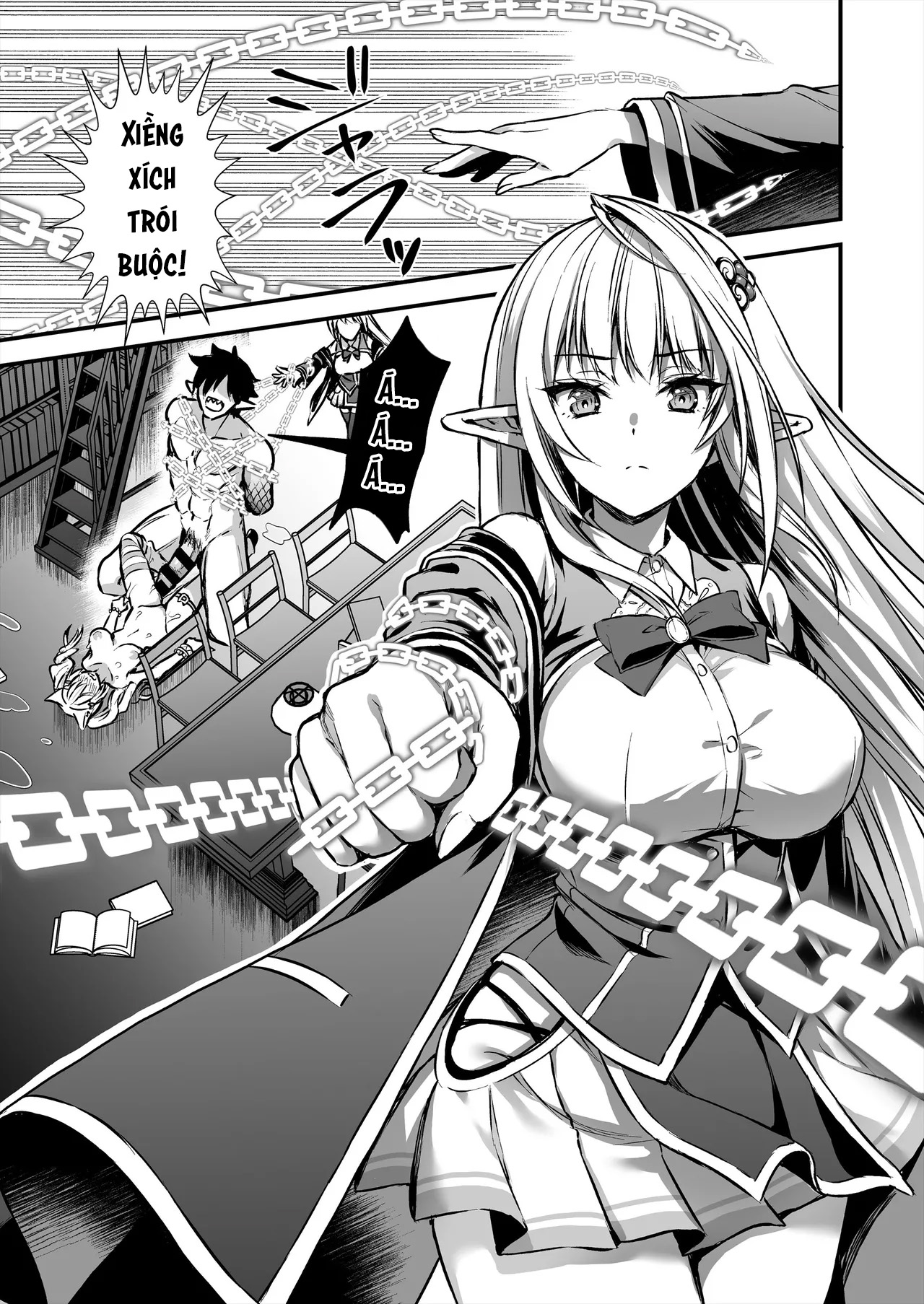 HentaiVN.net - Ảnh 46 - Mahou Gakuen No Ochikobore - Chap 2