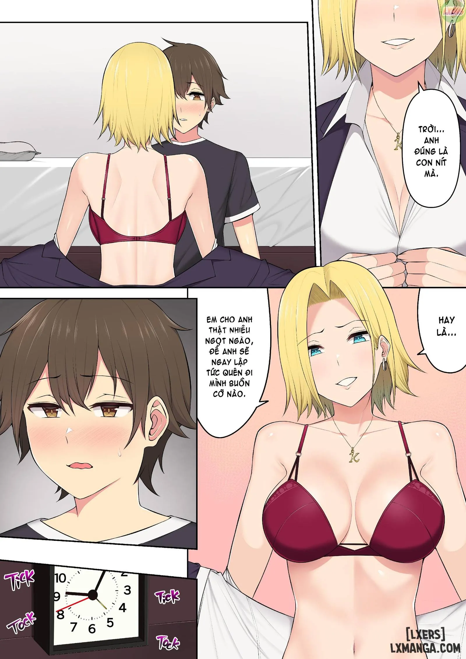 HentaiVN.net - Ảnh 47 - Imaizumi đưa cả bầy Gyaru về nhà mình - Chapter 3