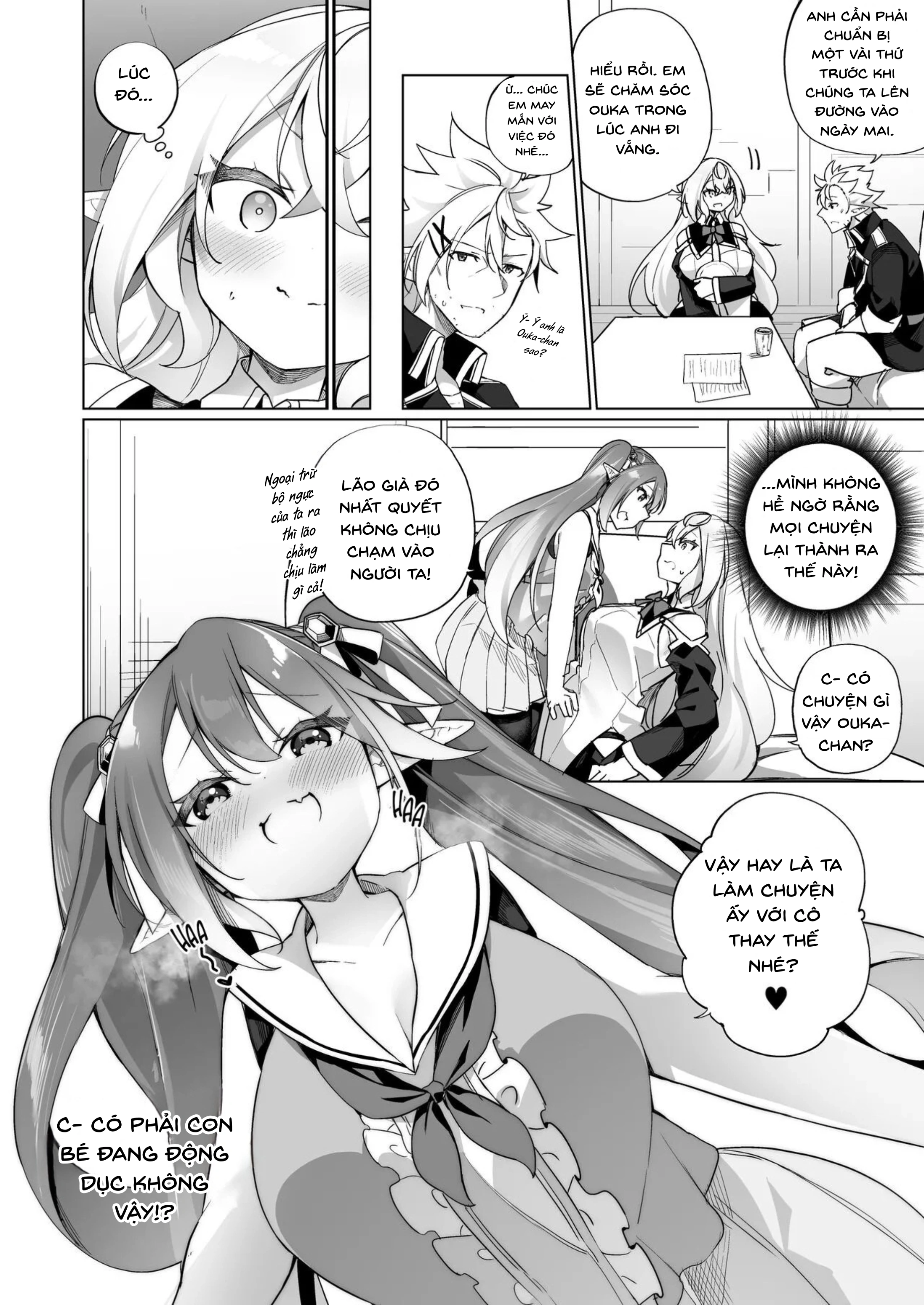 HentaiVN.net - Ảnh 8 - Tên Thủ Lĩnh Cướp Hóa Thành Một Bé Elf Hư Hỏng 2 – Thuốc Elf hóa (Phần 3) - Oneshot