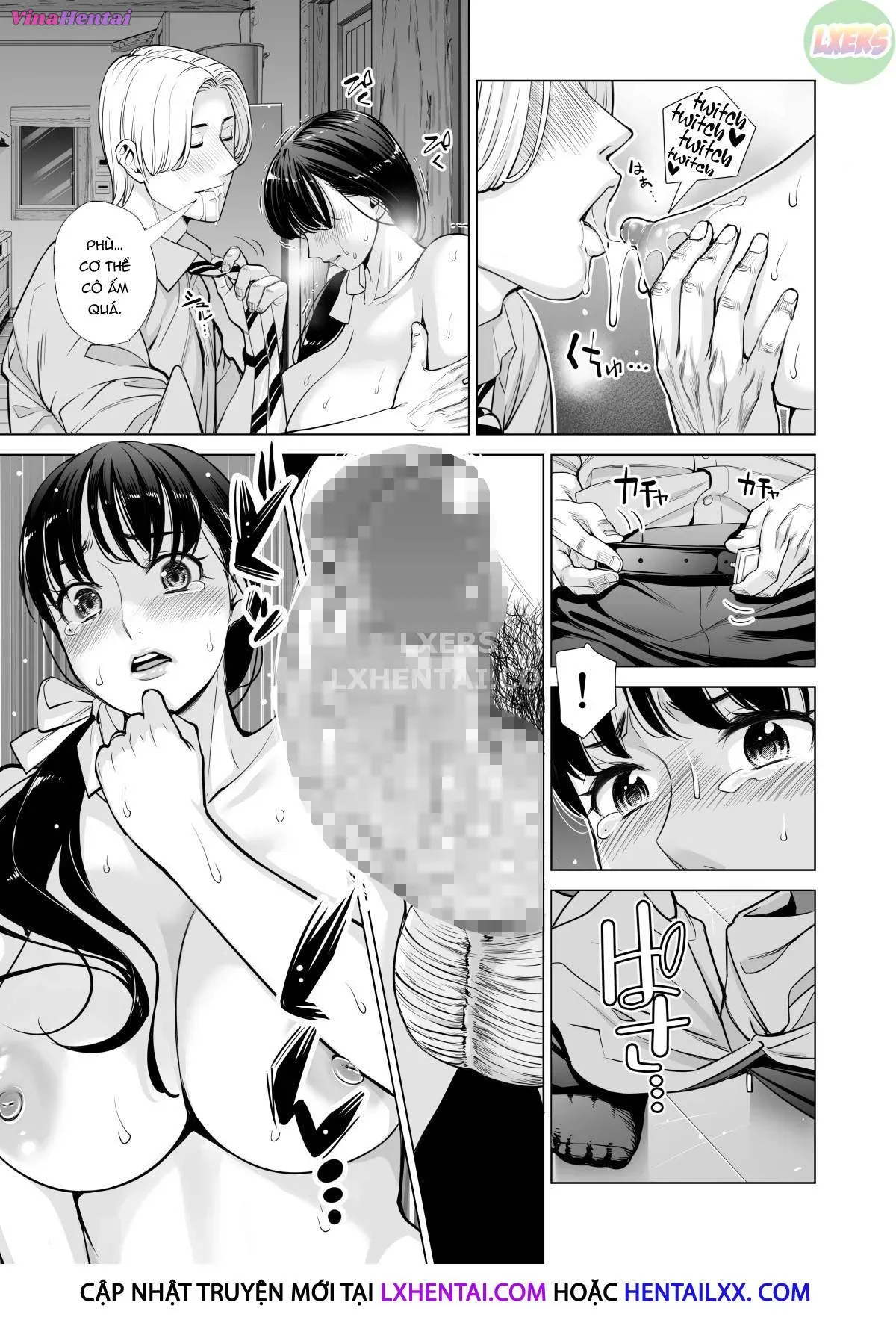 HentaiVN.net - Ảnh 47 - A Housewife Stolen By A Coworker Besides Her Blackout Drunk Husband [Tsukiyo No Midare Zake (Zenpen) Moonlit Intoxication; Tsukiyo No Midare Zake (Kouhen) Moonlit Intoxication] - Chap 1