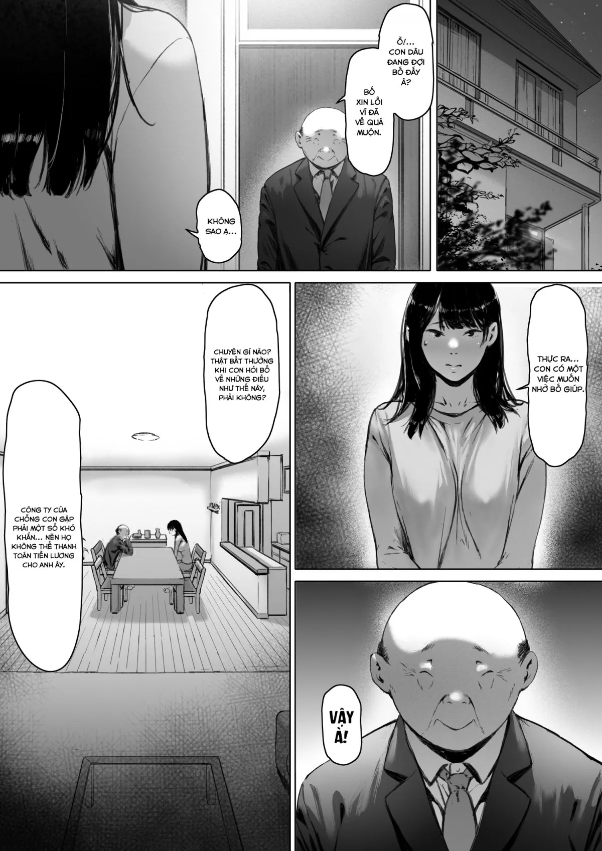 HentaiVN.net - Ảnh 47 - 1. Ánh nhìn của bố chồng 1 - Phần 1 - Chap 2