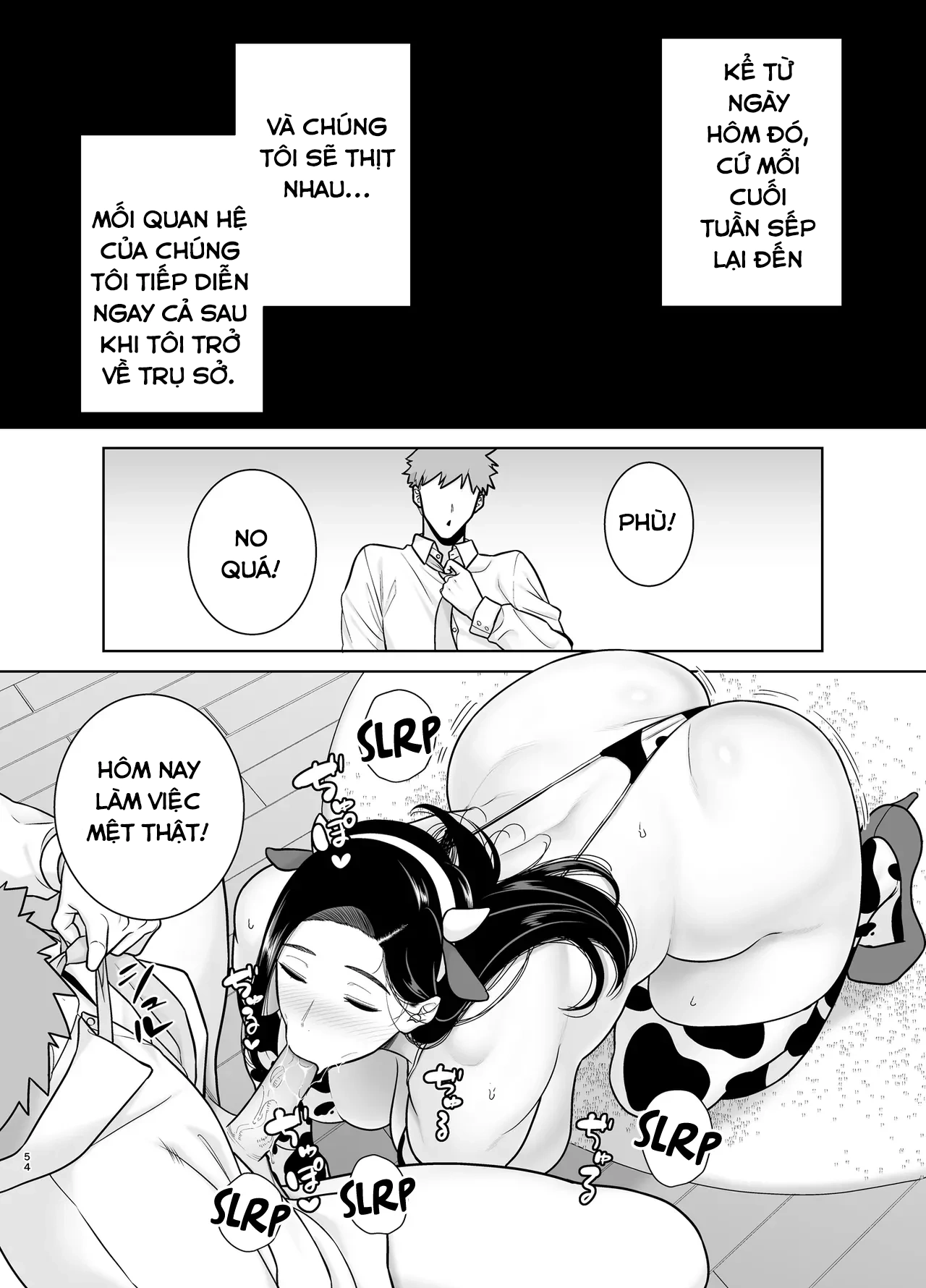 HentaiVN.net - Ảnh 52 - Chuyện cô sếp khó tính và chàng nhân viên may mắn 3 - Chap 3