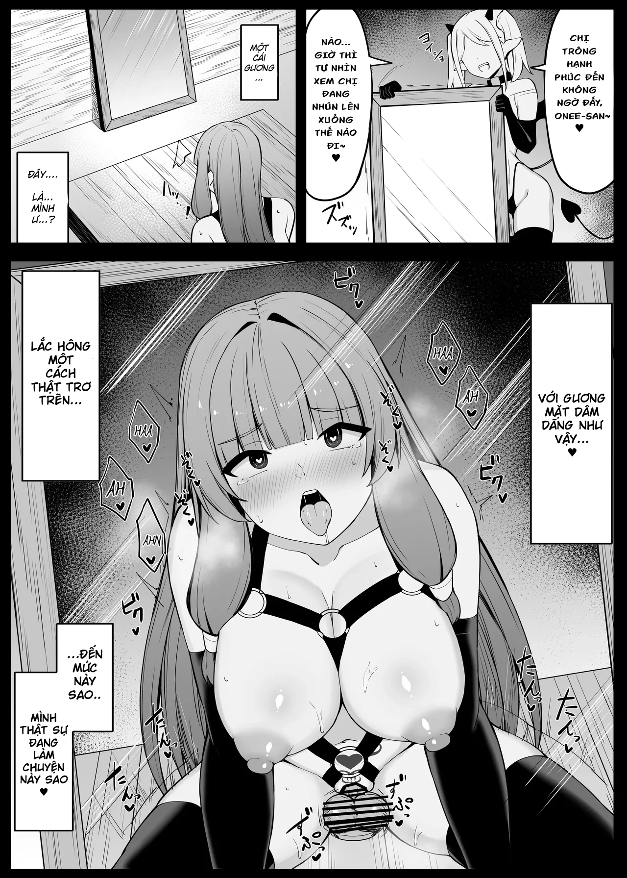 HentaiVN.net - Ảnh 47 - Câu chuyện về nữ phù thủy mạnh nhất bị một succubus mê hoặc và đánh bại. - Oneshot
