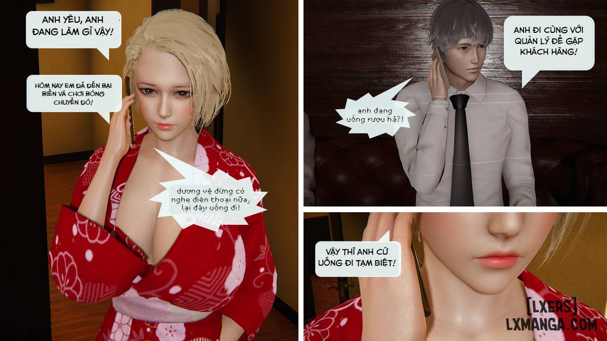 HentaiVN.net - Ảnh 48 - Sự trả thù của người vợ - Chương 4 - Đi du lịch một mình [Phần 2]