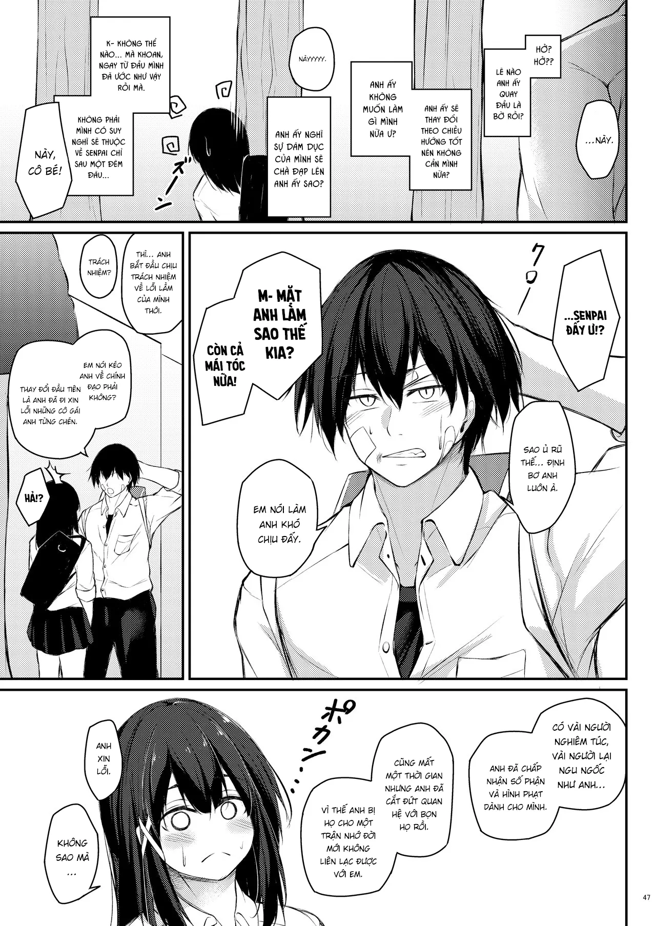 HentaiVN.net - Ảnh 47 - Kouhai Fuukiiin ni Yoru Furyou Senpai no Otoshikata [How to rehabilitate a bad senior by a junior discipline] - Oneshot