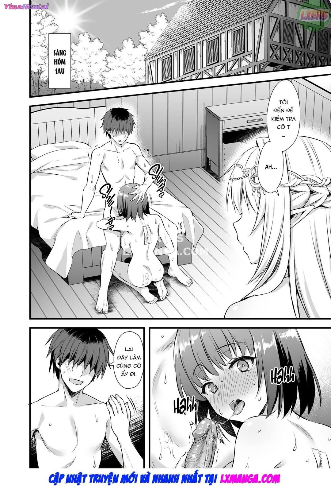 HentaiVN.net - Ảnh 48 - Để mắt đến nàng Elf nóng bỏng ở thế giới khác - Chap 4
