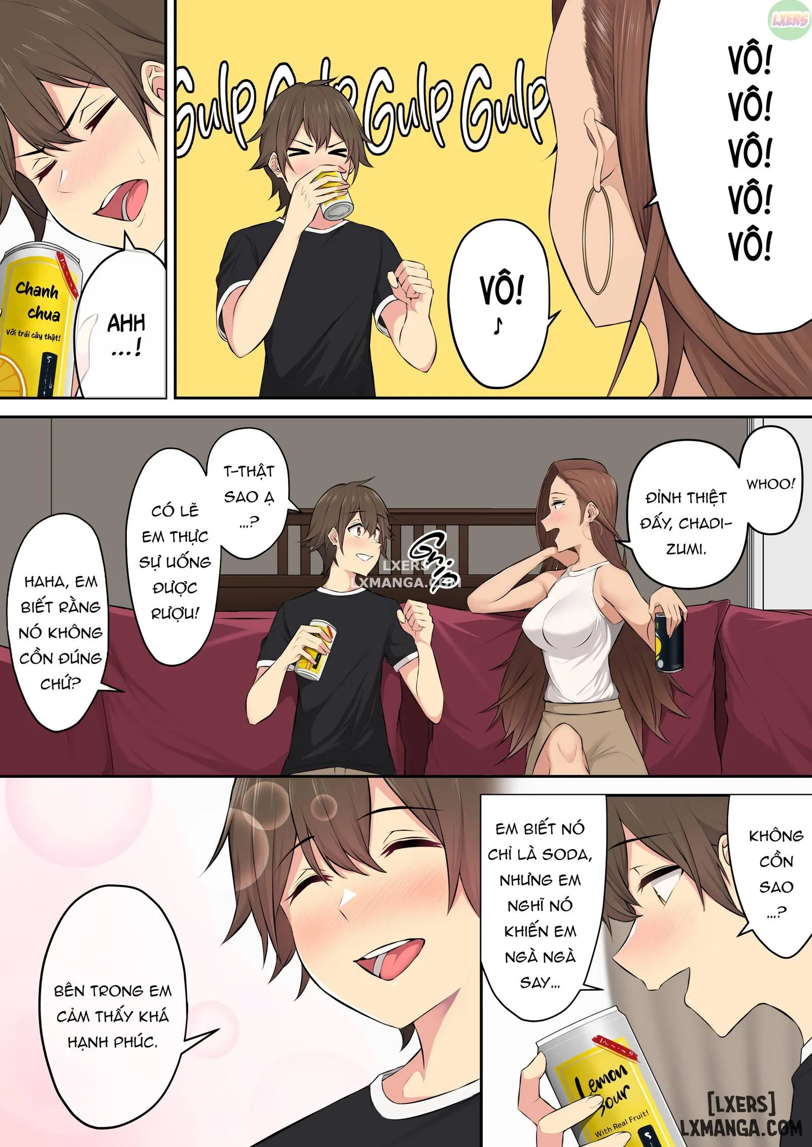 HentaiVN.net - Ảnh 48 - Imaizumi đưa cả bầy Gyaru về nhà mình - Chapter 4