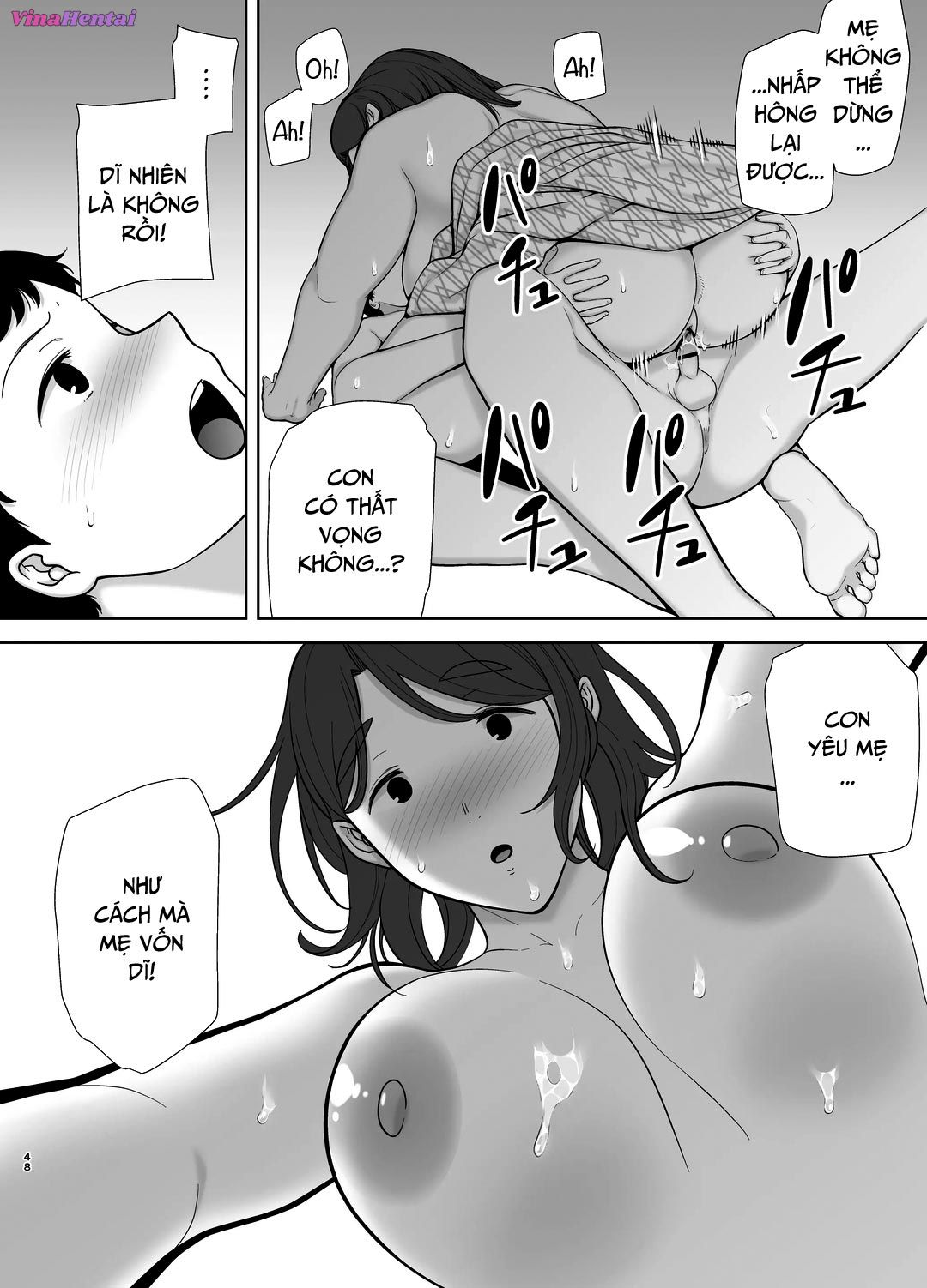 HentaiVN.net - Ảnh 48 - Mẹ chính là người tôi yêu! - Chap 4