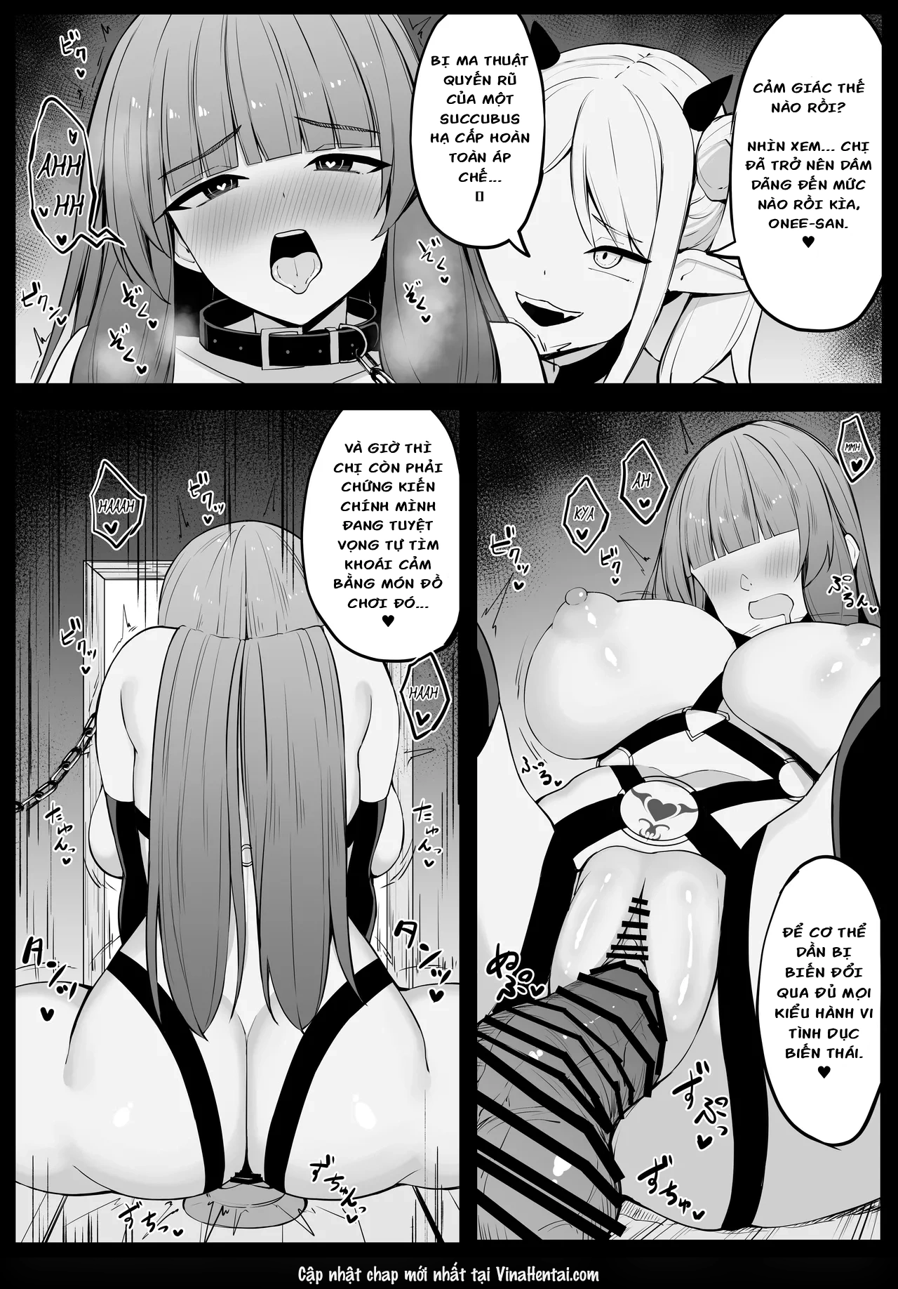 HentaiVN.net - Ảnh 48 - Câu chuyện về nữ phù thủy mạnh nhất bị một succubus mê hoặc và đánh bại. - Oneshot