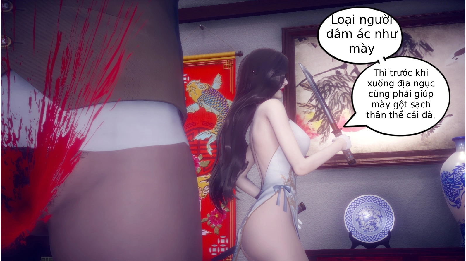 HentaiVN.net - Ảnh 87 - Tiểu Sử Trần Kiều An - Chap 6: Chặt cu ! Hoàn thành nhiệm vụ
