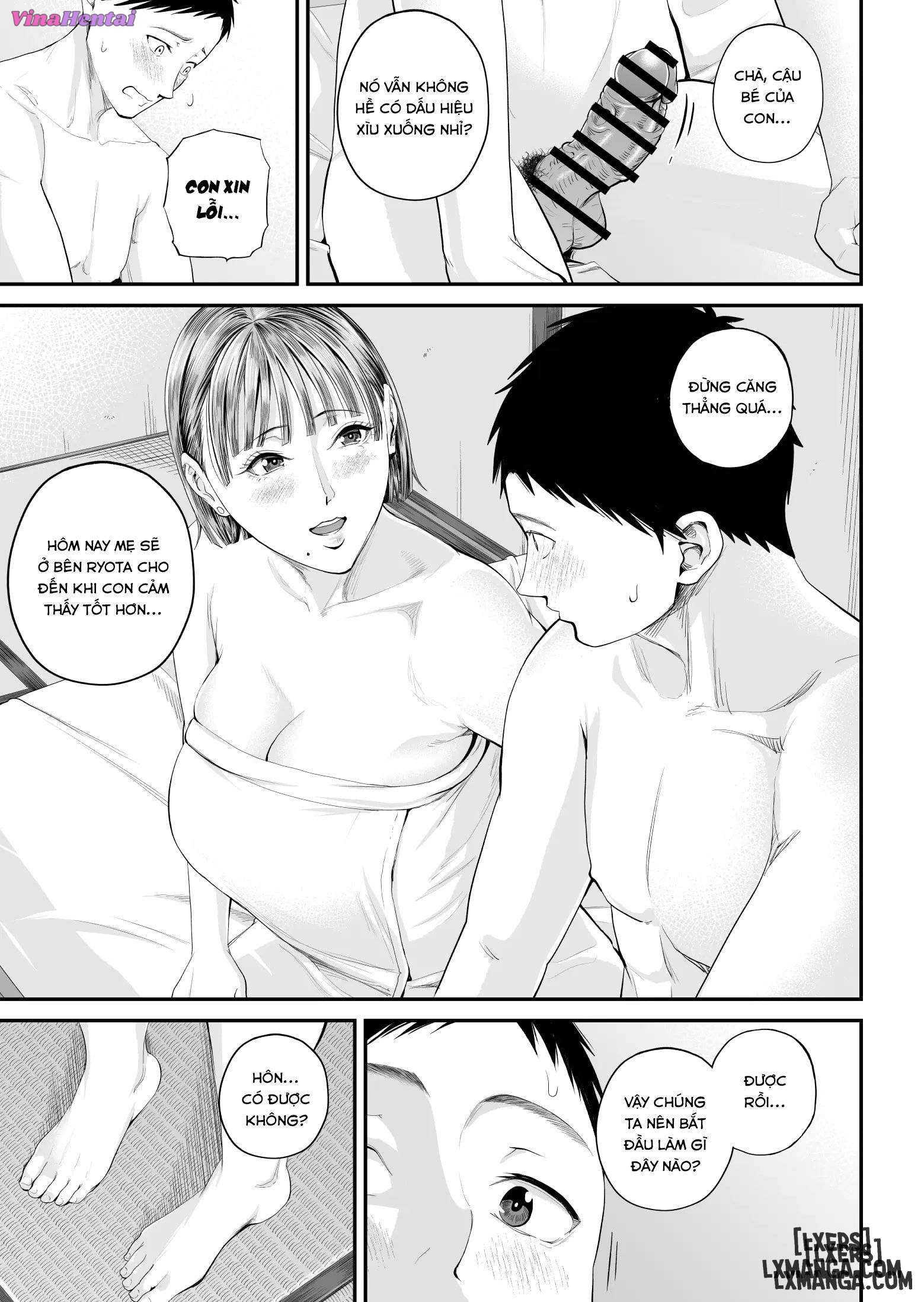 HentaiVN.net - Ảnh 49 - Boshi Jouji ~Daisuki na Okaa-san to Konya Majiwaru - Chap 1