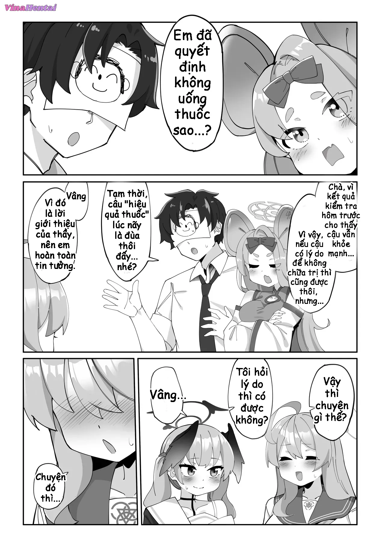HentaiVN.net - Ảnh 50 - Futanari Koharu-chan vs Hanako-chan Manga - Chap 3