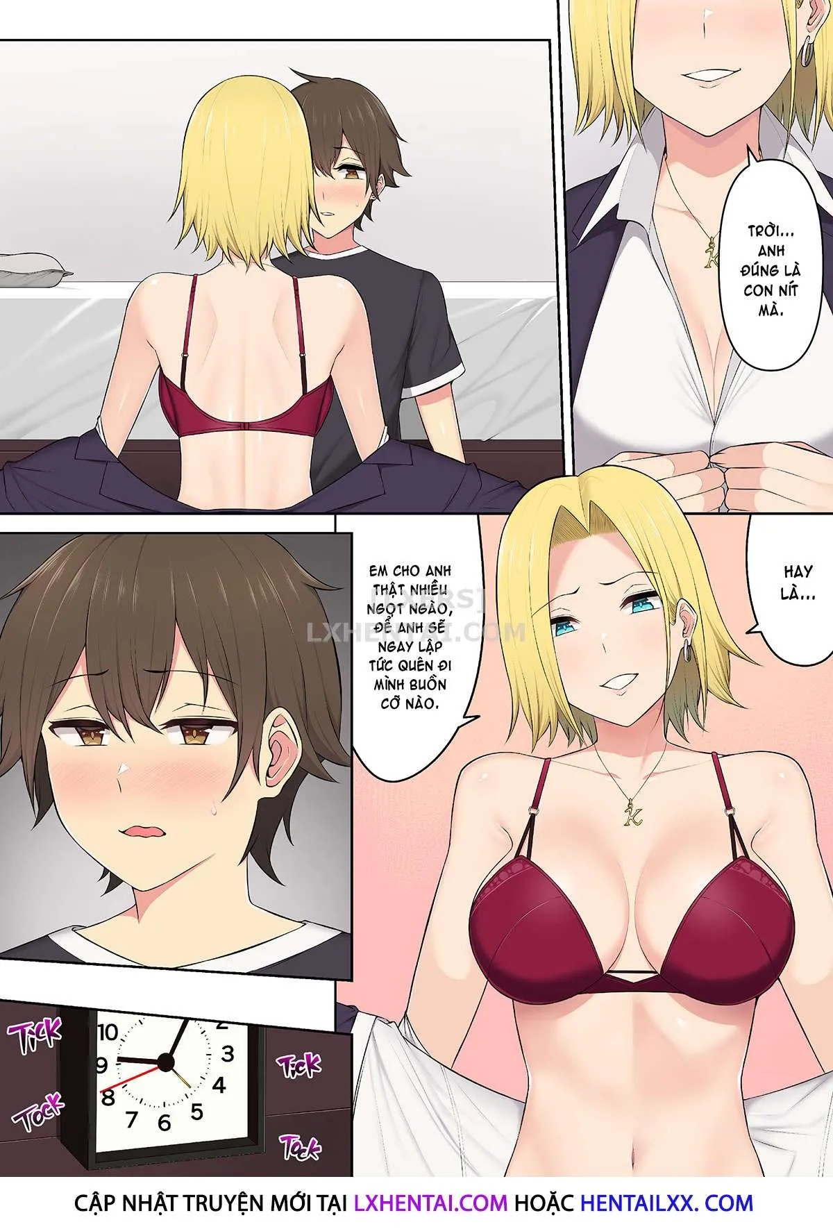 HentaiVN.net - Ảnh 49 - Imaizumi đưa cả bầy Gyaru về nhà mình - Chap 3