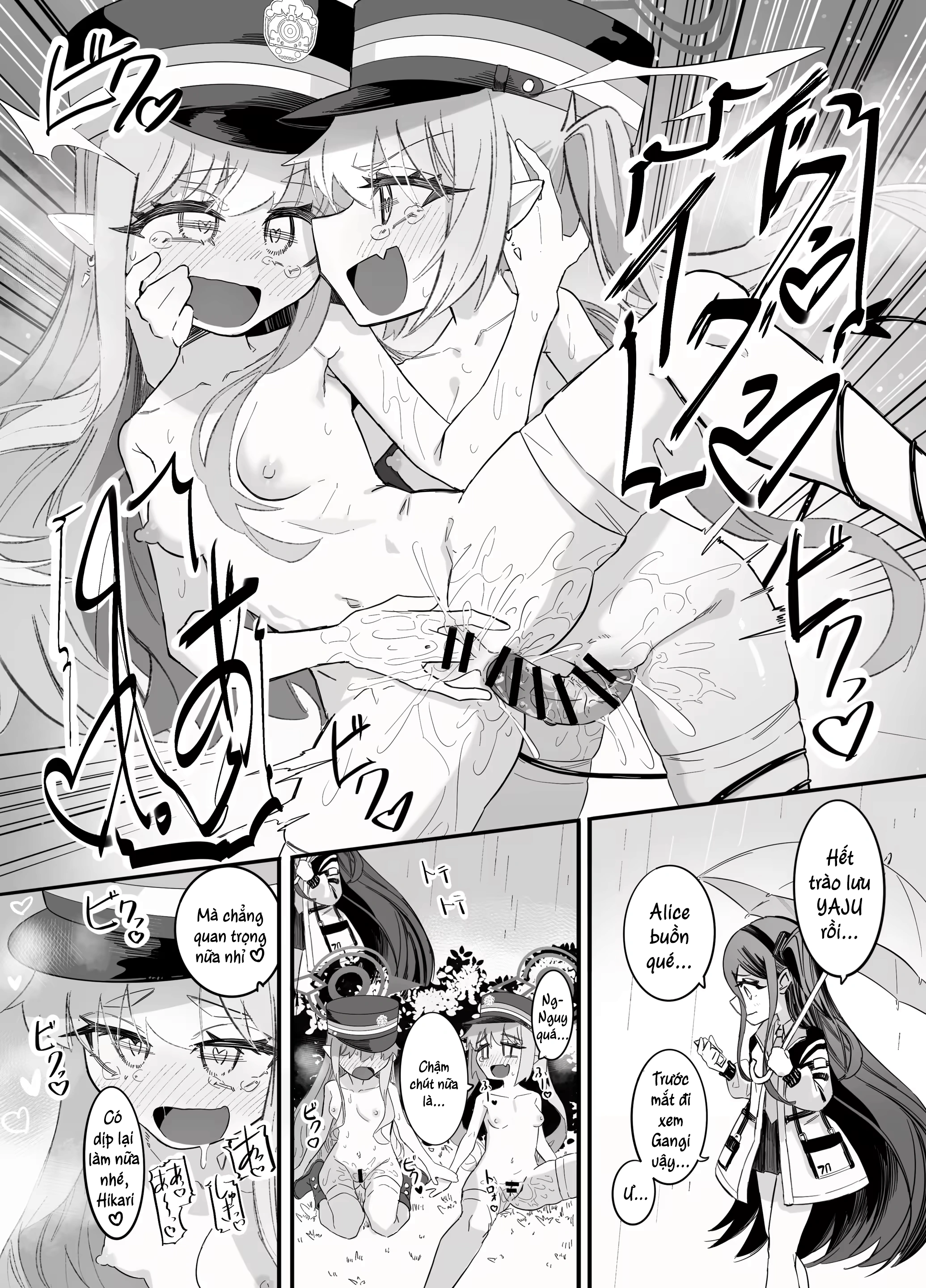 HentaiVN.net - Ảnh 50 - Nozomi Hikari & Đoàn Tàu Yuri Xình Xịch - Oneshot: Sếch Bùng Lổ