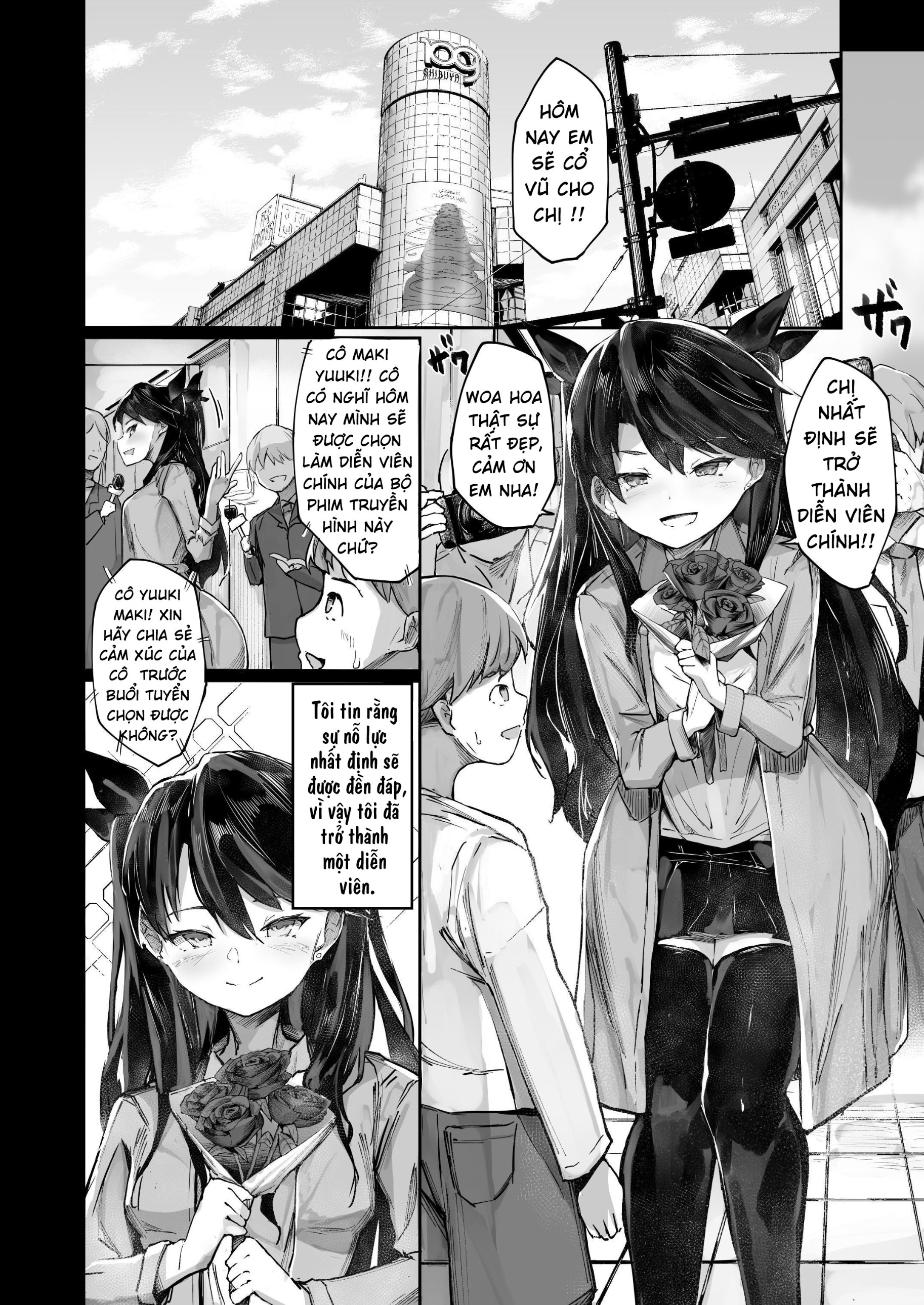 HentaiVN.net - Ảnh 4 - Kairaku Ochi shita Joyuu no Matsuro Zenpen - chap-1