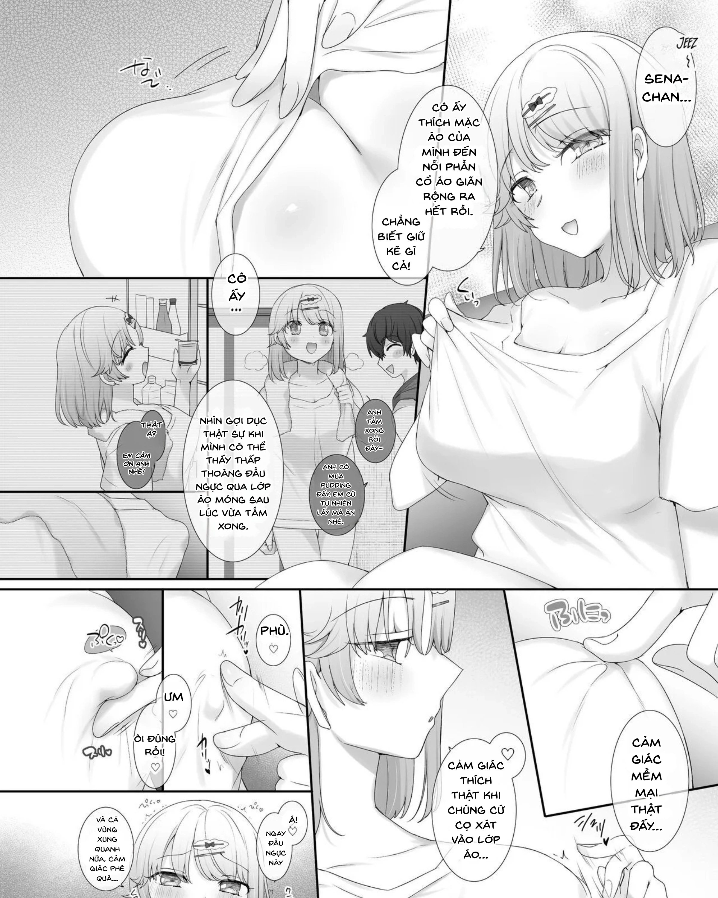 HentaiVN.net - Ảnh 10 - Những chỗ khiến cô ấy cảm thấy sung sướng - oneshot