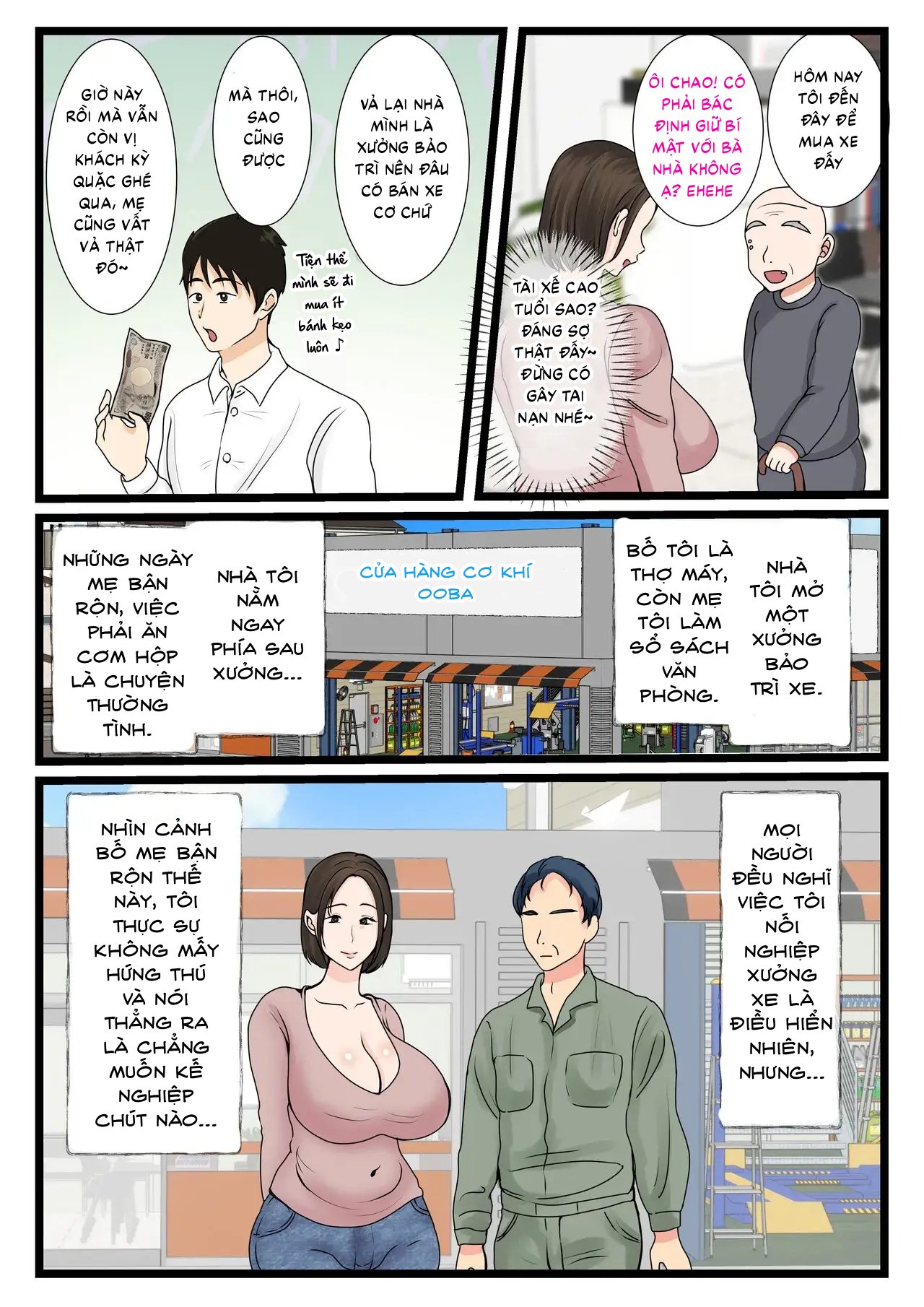 HentaiVN.net - Ảnh 5 - Mẹ nhà Oba ~Ngày thường phục tùng mọi ham muốn của con trai~ - Oneshot