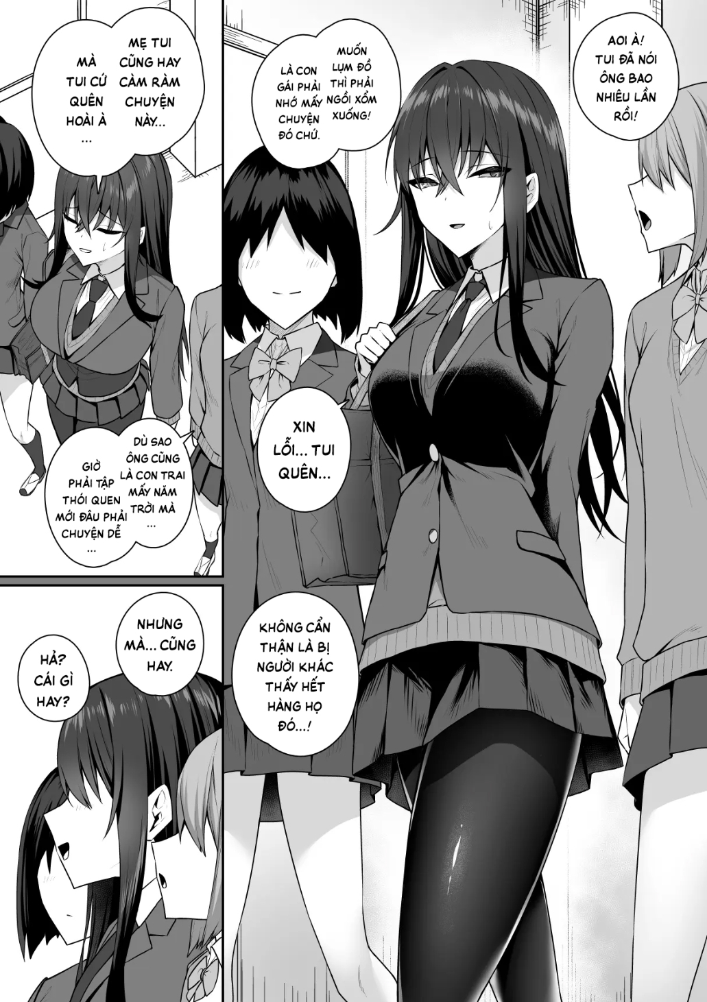 HentaiVN.net - Ảnh 6 - Tôi với đám gyaru bị đảo ngược giới tính - Chương 2: Tấm chiếu rách và tấm chiếu mới