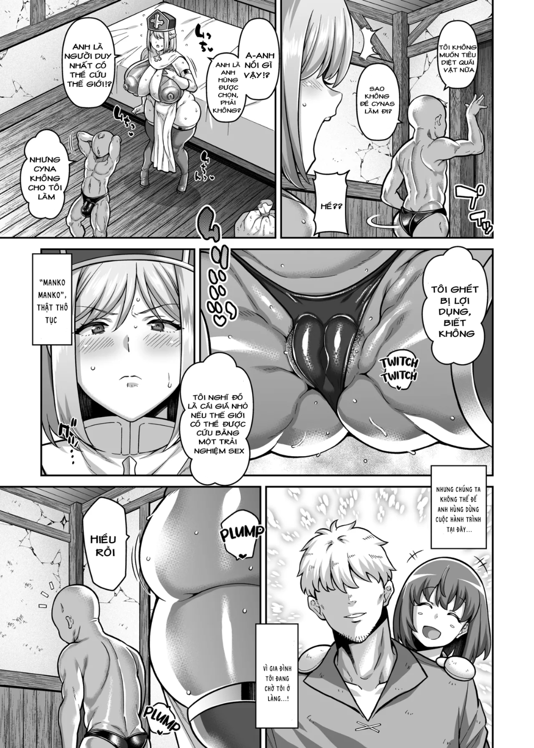 HentaiVN.net - Ảnh 6 - The Brat's Party Is Devotedly Fucking In The Starting Village's Inn - Oneshot