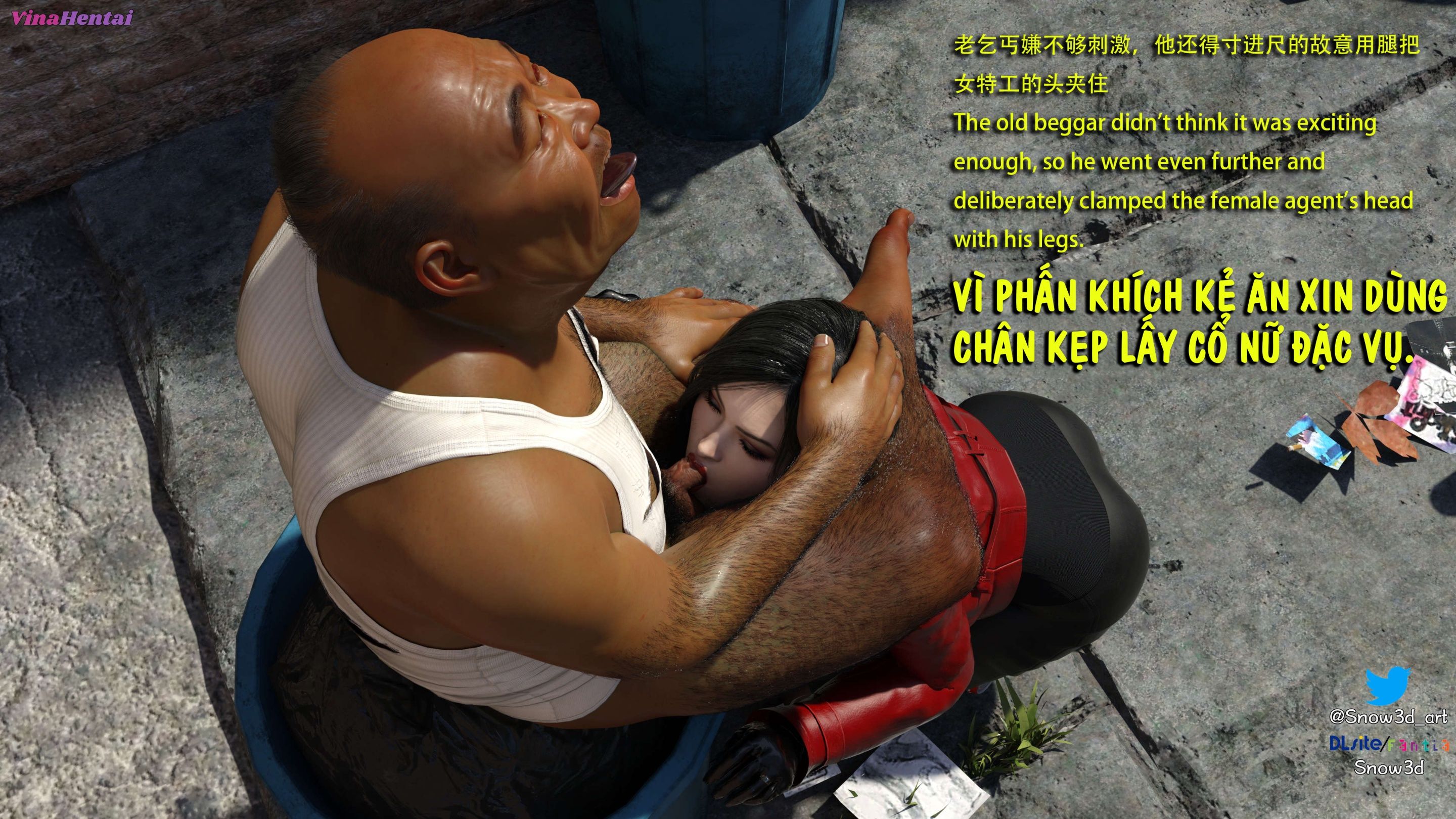 HentaiVN.net - Ảnh 6 - Ada Wong Và Kẻ Ăn Mày - Chap 2