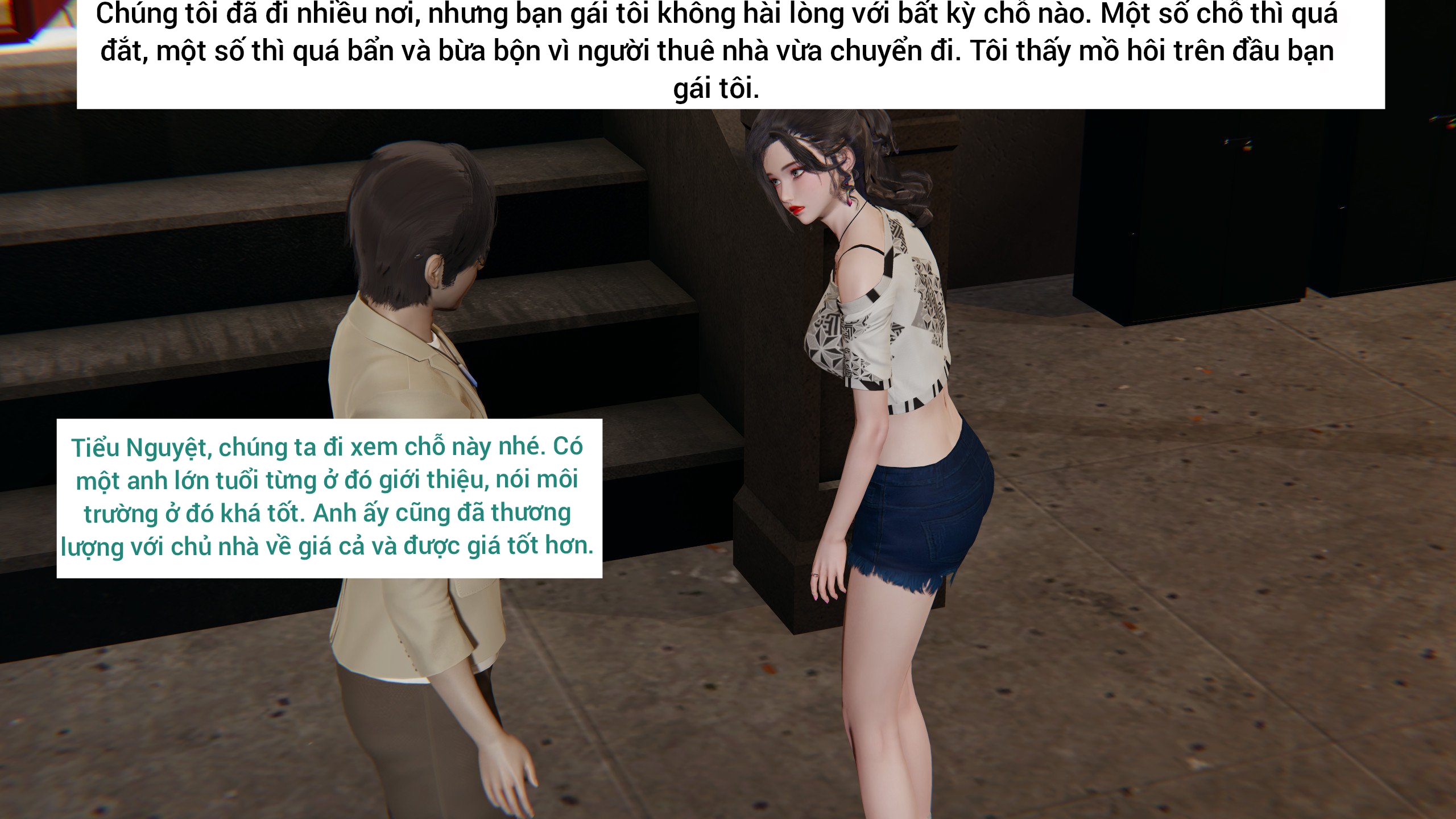 HentaiVN.net - Ảnh 6 - Vạch trần bạn gái Tiểu Nguyệt - Chap2: thuê nhà mới