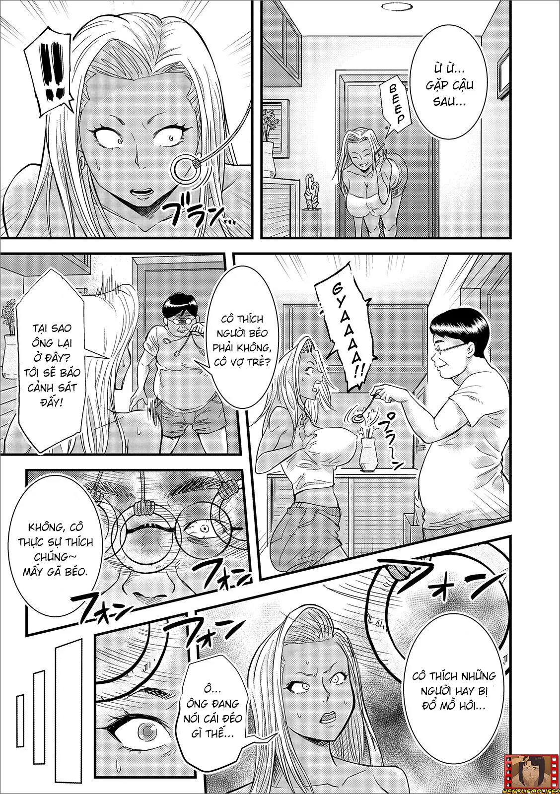 HentaiVN.net - Ảnh 5 - Nhà thôi miên béo ú và cô vợ trẻ - Oneshot