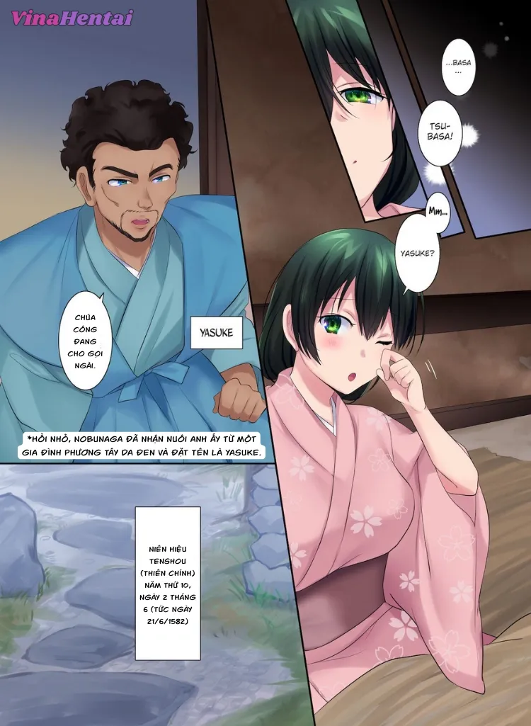 HentaiVN.net - Ảnh 5 - Sự biến đổi của Honnoji ~Nobunaga bị biến thành một cô gái - Oneshot
