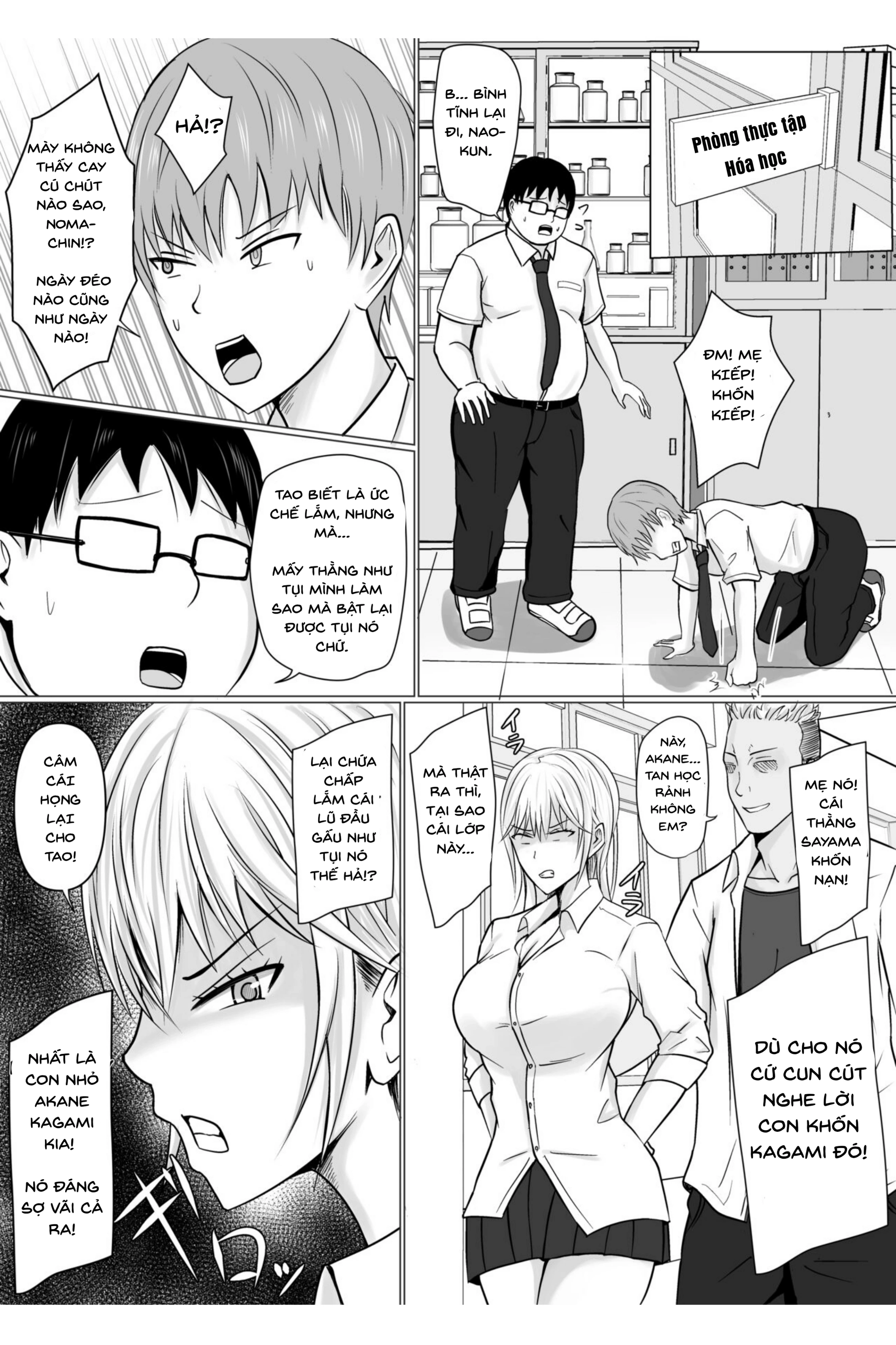 HentaiVN.net - Ảnh 6 - Tôi Nhập Hồn Vào Cô Nàng Yankee (Đầu Gấu) Trong Lớp - Chap 1