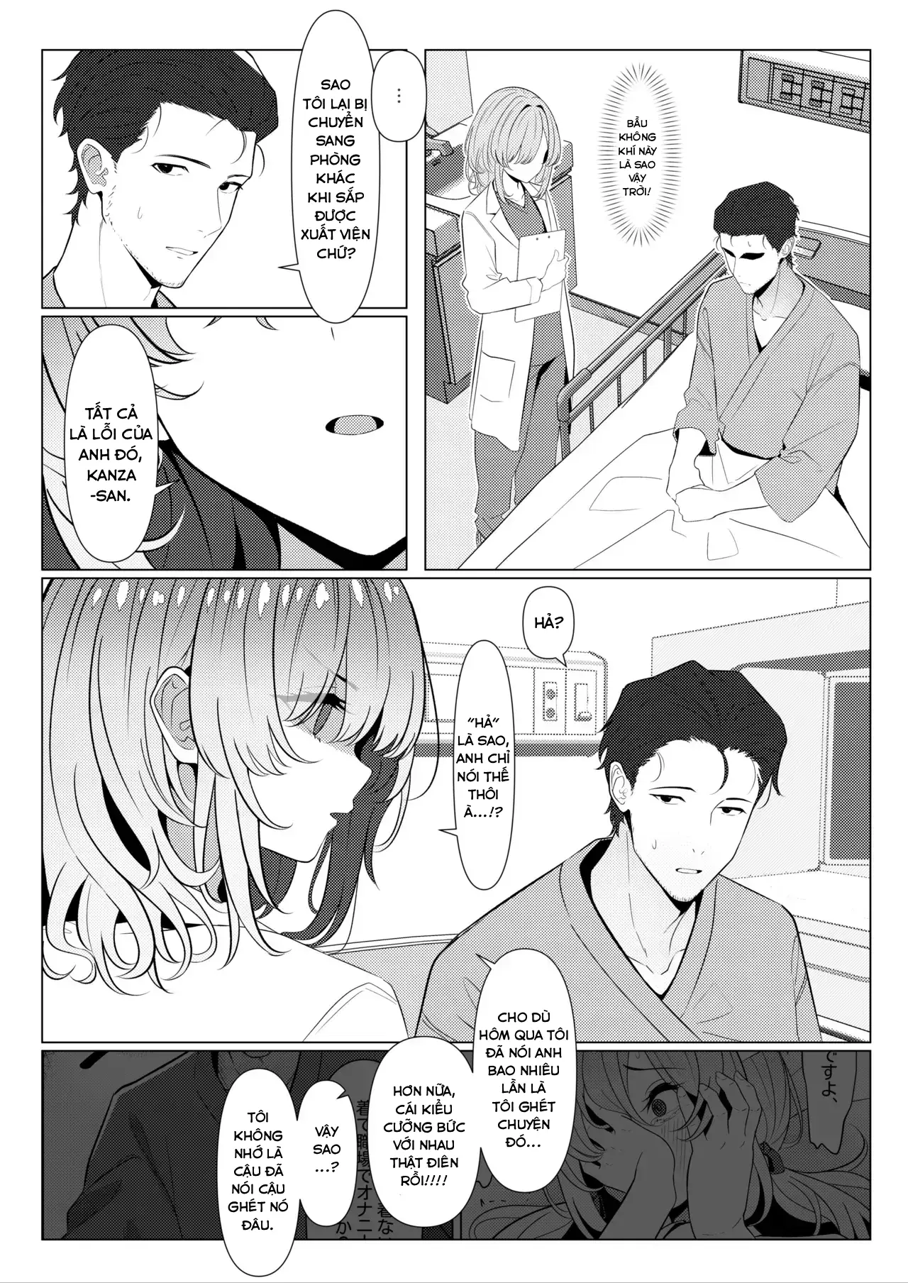 HentaiVN.net - Ảnh 6 - Hồ sơ bệnh án nữ hóa của Hayato-sensei-Phần bệnh viện - Chap 4