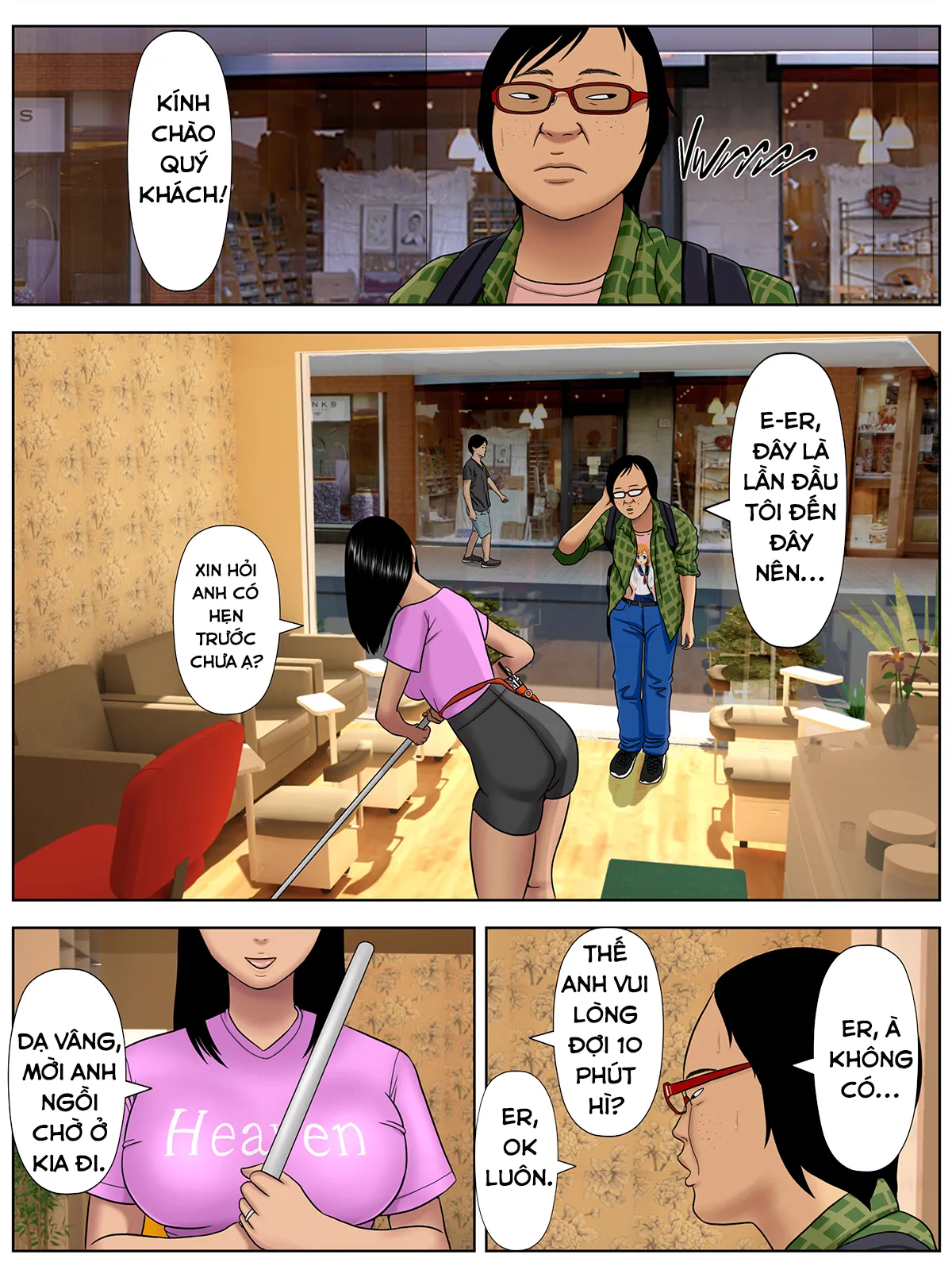 HentaiVN.net - Ảnh 5 - FUCK OR DIE - Chap 2: Salon thiên đường