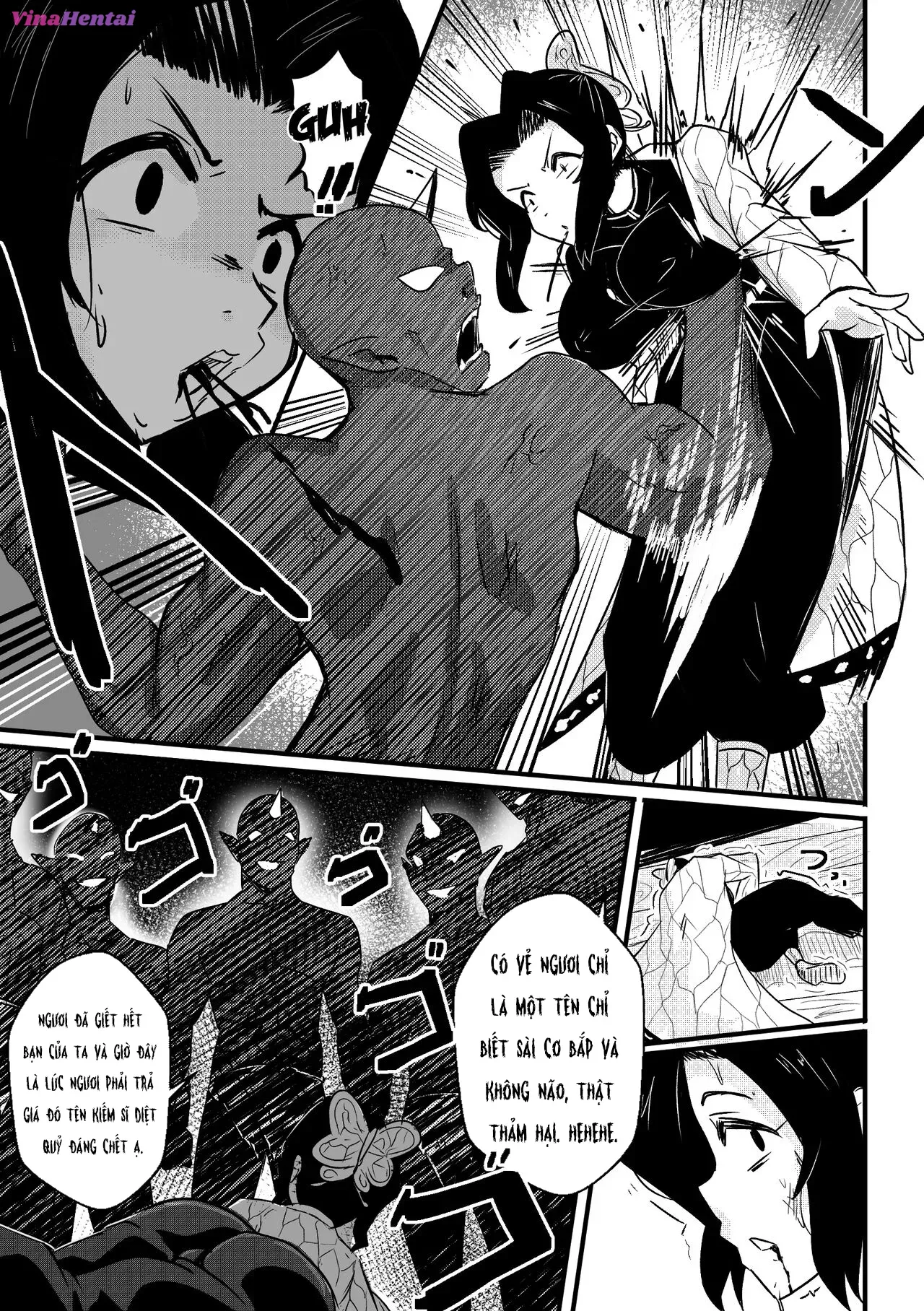 HentaiVN.net - Ảnh 5 - Shinobu wa Maketa! [しのぶは負けた!] - Oneshot